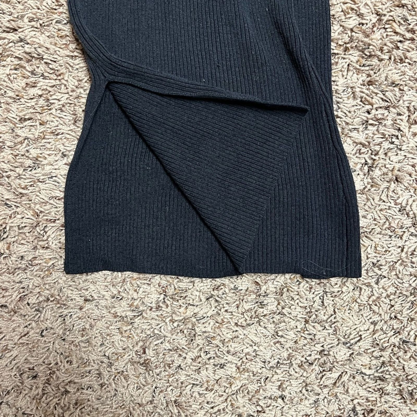 Alo Yoga ALO Yoga Knit High-Waist Salana Wide Leg Pants size small Size 27" / US 4 / IT 40 - 8 Thumbnail