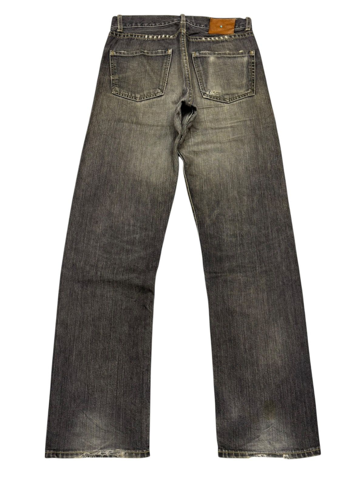 If Six Was Nine Scheme Warriors Made in Japan Rusty Mud Wash Distress Jeans Size US 31 - 2 Thumbnail