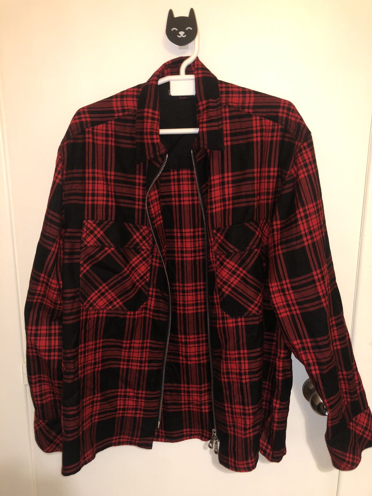 Designer Tartan Wool Zip by La Haine Milan Size US M / EU 48-50 / 2 - 13 Thumbnail
