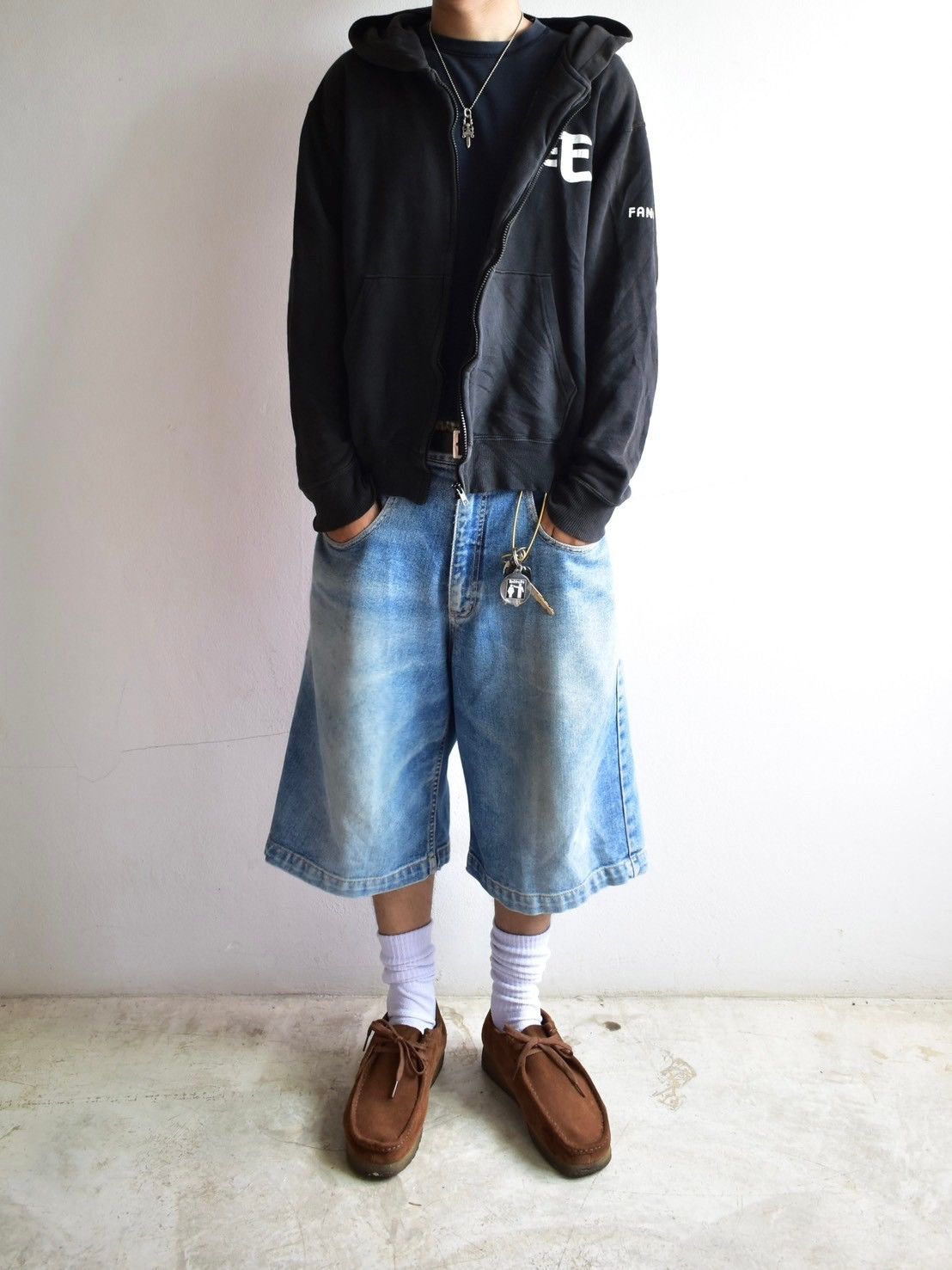 Beauty Beast × Vintage Faded Y2k Eagles Boxy Hoodie Zip Up Size US M / EU 48-50 / 2 - 2 Thumbnail
