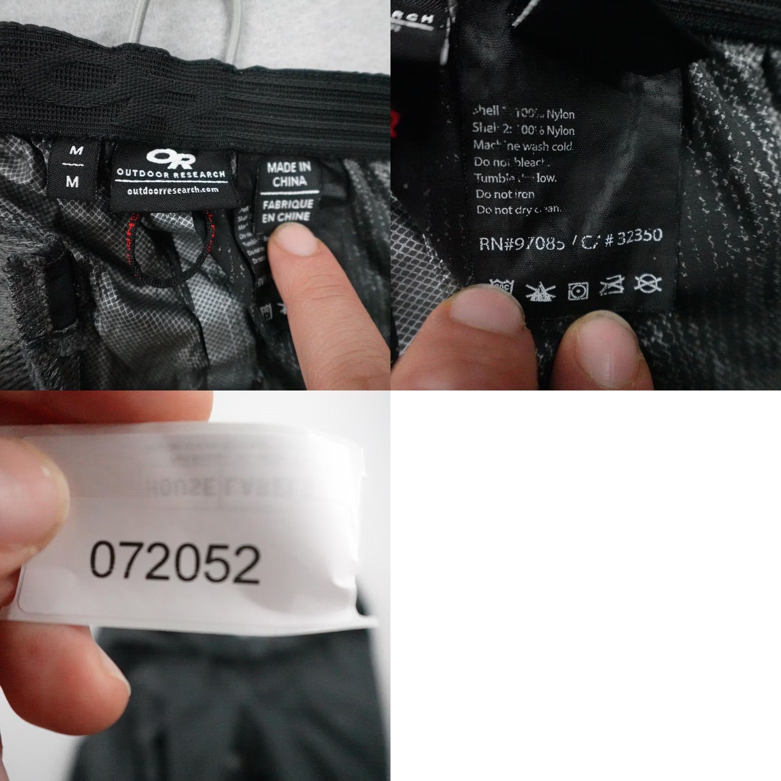 Outdoor Research Outdoor Research Pants Mens 32x30 Black Rain Pertex Shield Waterproof Hiking Size US 31 - 10 Thumbnail