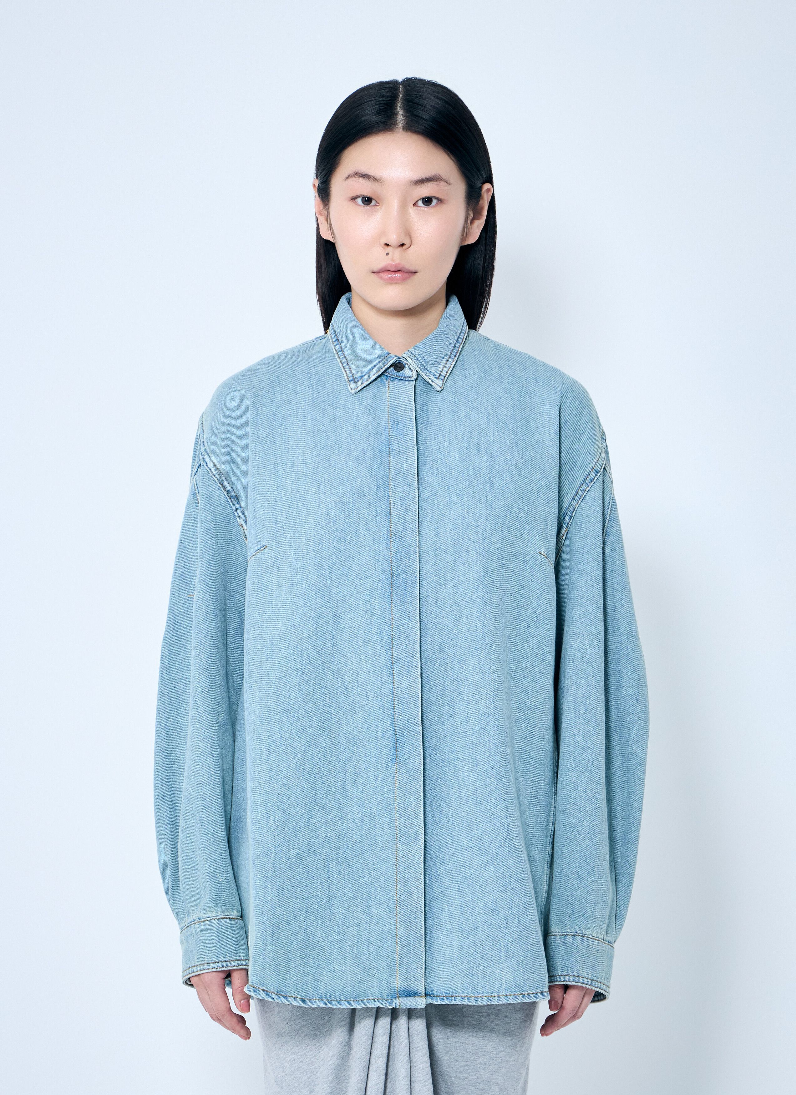 Dries Van Noten Denim Shirt Size XS / US 0-2 / IT 36-38 - 1 Thumbnail