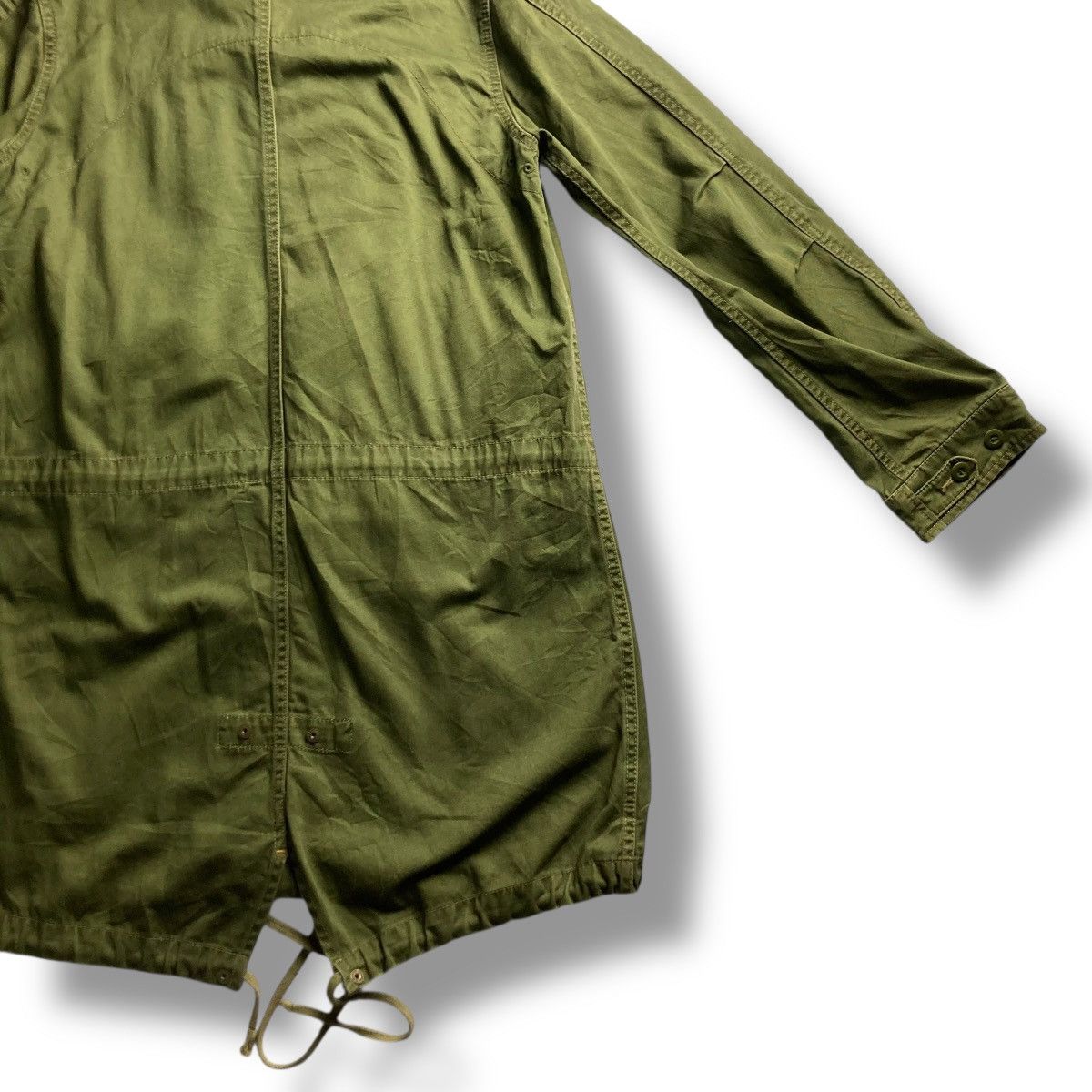 Le Grande Bleu (L.G.B.) 🇯🇵 CUBE SUGAR WORKWEAR LINED FLEECE FISHTAIL PARKA JACKET Size US M / EU 48-50 / 2 - 18 Thumbnail