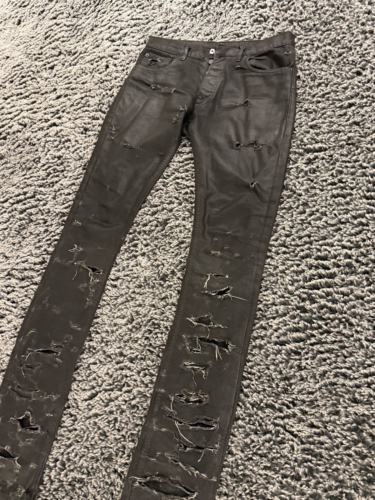 Dior Dior Waxed Strip Denim Size US 29 - 9 Thumbnail