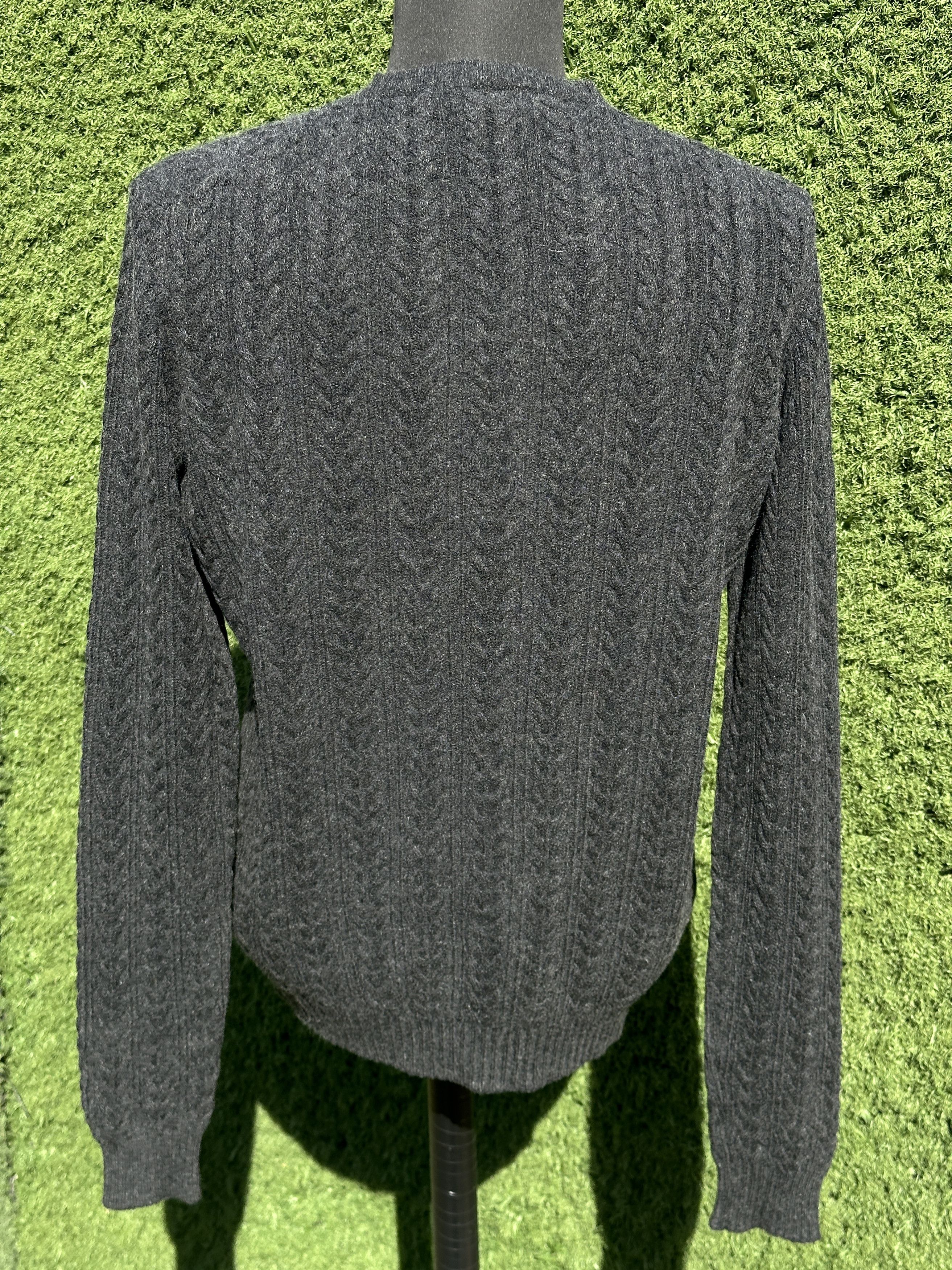 Prada Prada Wool Cashmere Knit V Neck Sweater Gray Size 52 IT Size US L / EU 52-54 / 3 - 12 Thumbnail