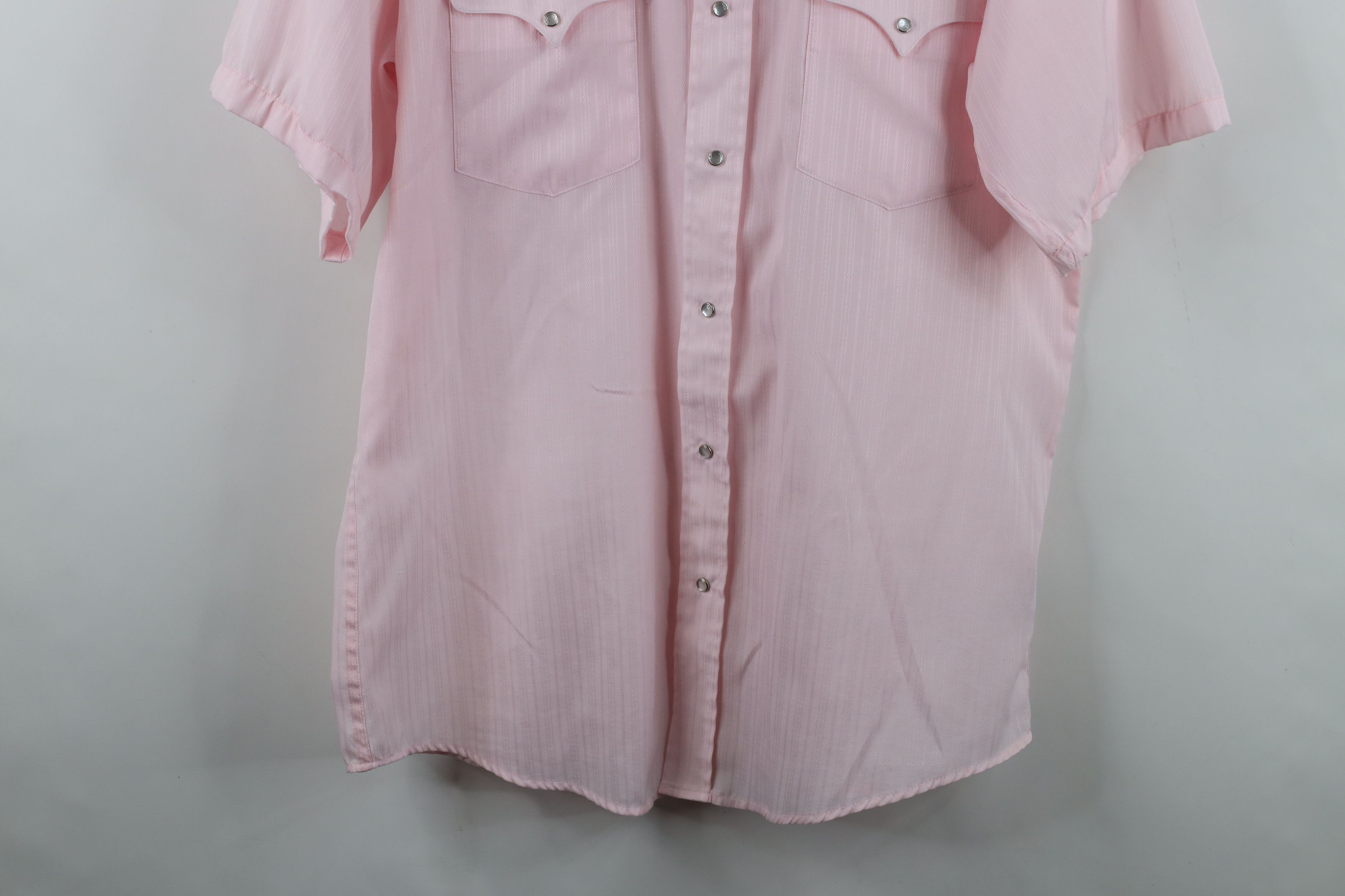 Vintage Vintage 90s Streetwear Western Cowboy Snap Button Shirt Pink Size US M / EU 48-50 / 2 - 3 Thumbnail