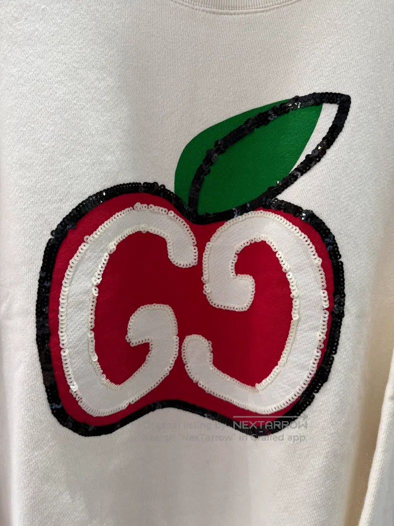 Gucci Gucci Apple logo sweatshirt Size US S / EU 44-46 / 1 - 3 Thumbnail