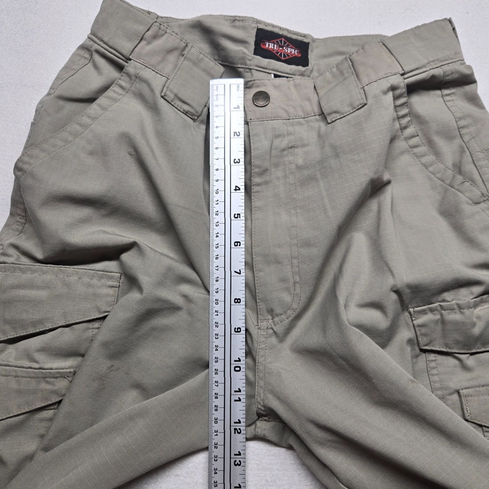Vintage VINTAGE Tru-Spec Men's Cargo Pants 32X34 Tan Tactical Utility 90s Army Workwear Size US 32 / EU 48 - 4 Thumbnail