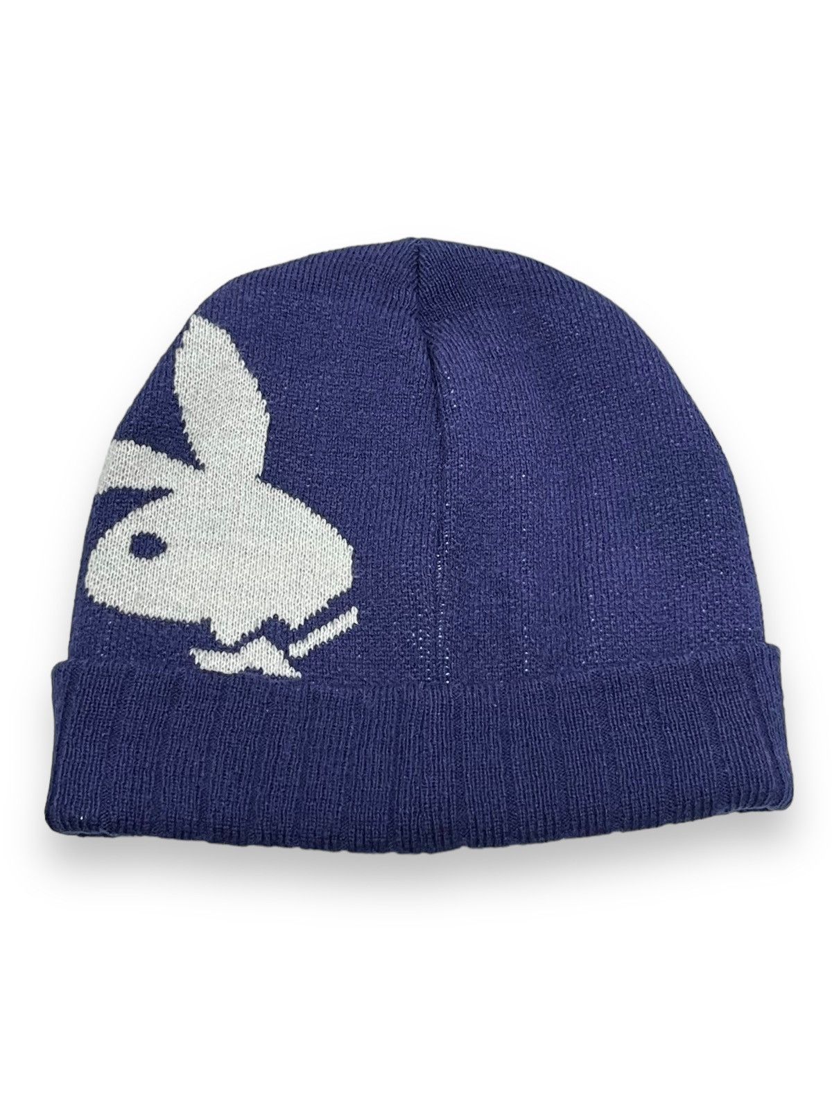 Playboy FYE 90’s PLAYBOY Classis Script Spell-Out Big Bunny Beanie💥 Size ONE SIZE - 10 Thumbnail