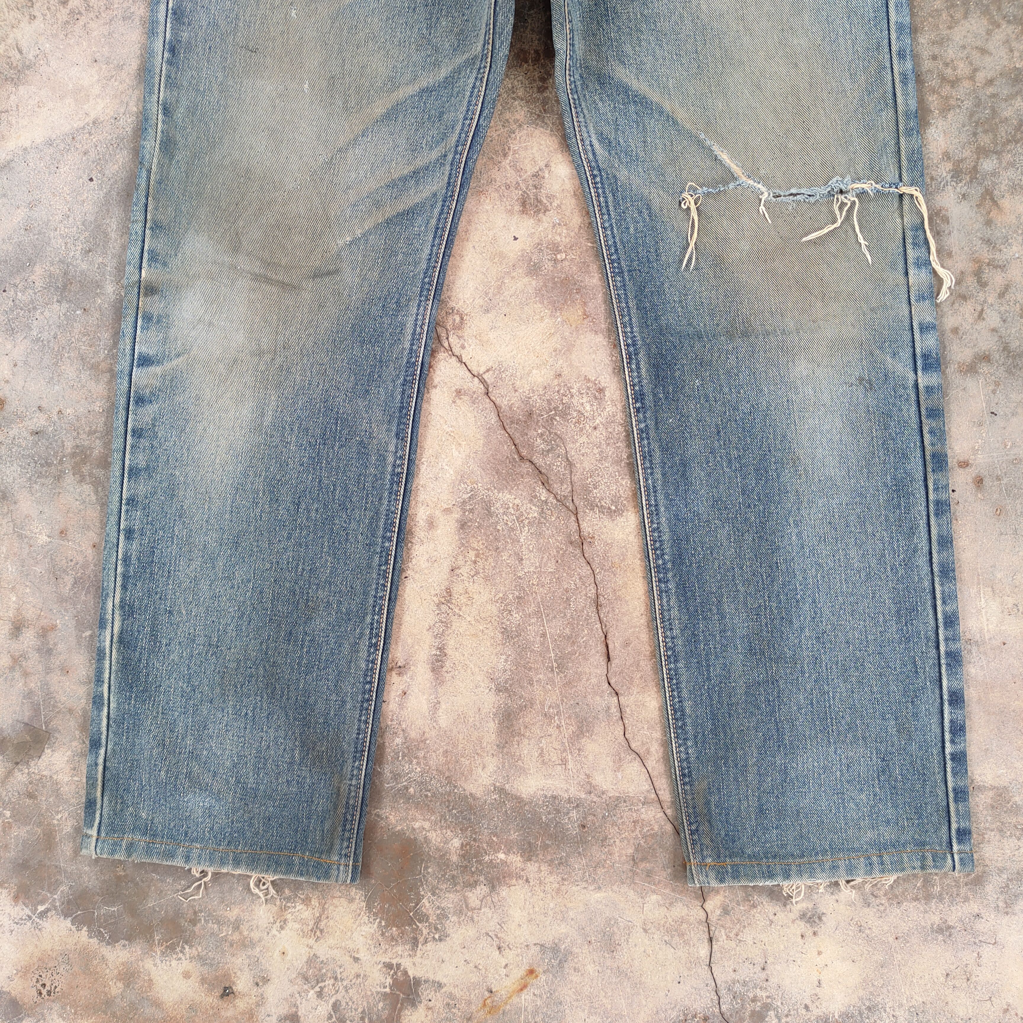 Edwin Vintage Edwin rusty faded distressed jeans denim pants Size US 32 / EU 48 - 4 Thumbnail