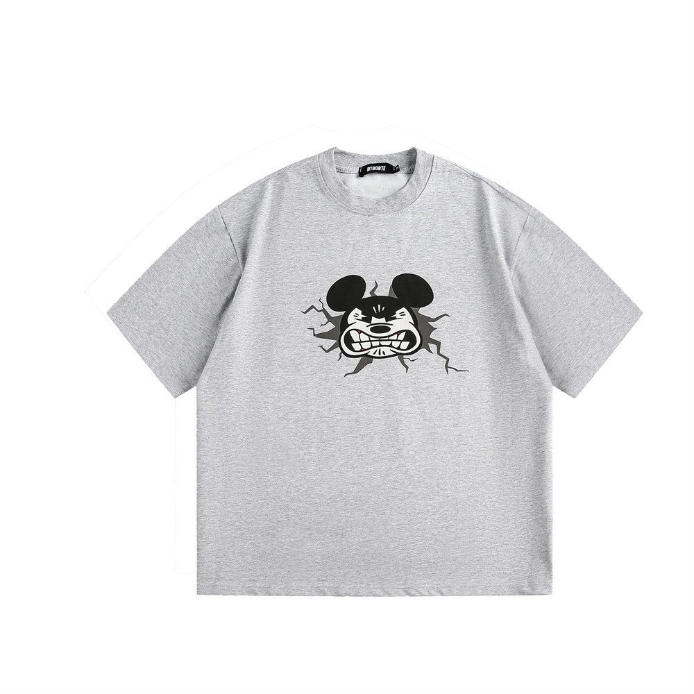Japanese Brand × Vintage Fun Mickey cartoon print short-sleeved T-shirt casual loose Size US M / EU 48-50 / 2 - 2 Thumbnail