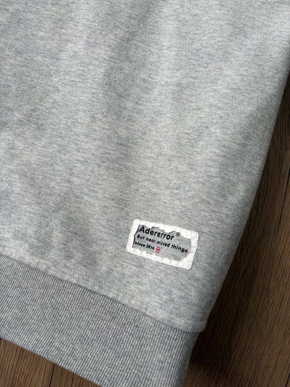 Ader Error Adder Error Gray Zip Heavy Hoodie Size US L / EU 52-54 / 3 - 14 Thumbnail