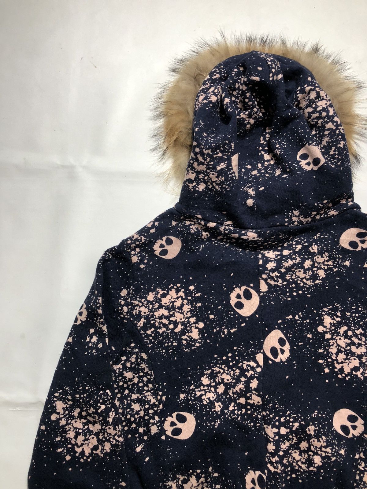If Six Was Nine Japanese Gothic Skull Fur Hoodie Zipper Ifsix LGB Style Size US M / EU 48-50 / 2 - 8 Thumbnail