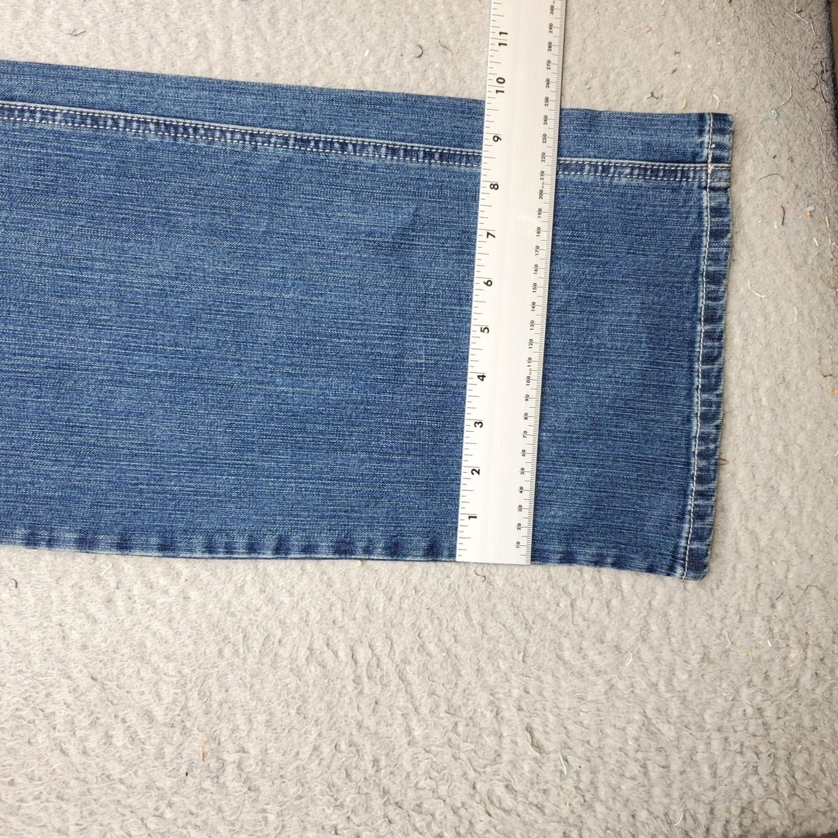 Vintage Sonoma Jeans Womens 16 Blue Denim Bootcut Modern Regular Stretch Low Rise Outdoor Jeans Size 38" / US 16 / IT 52 - 5 Thumbnail
