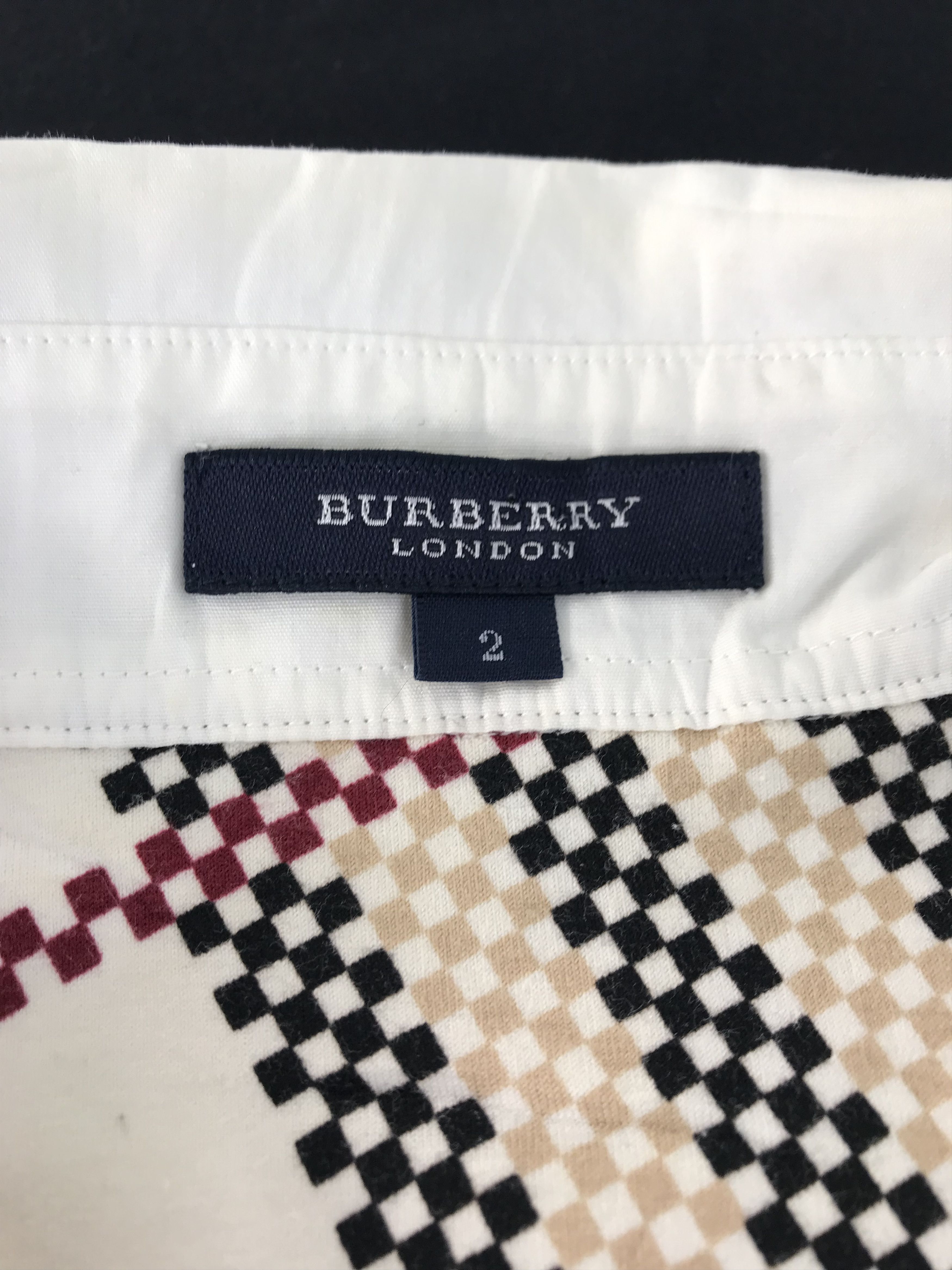 Burberry Burberry London Checked Monogram Polo Tee T-shirt Size S / US 4 / IT 40 - 4 Thumbnail