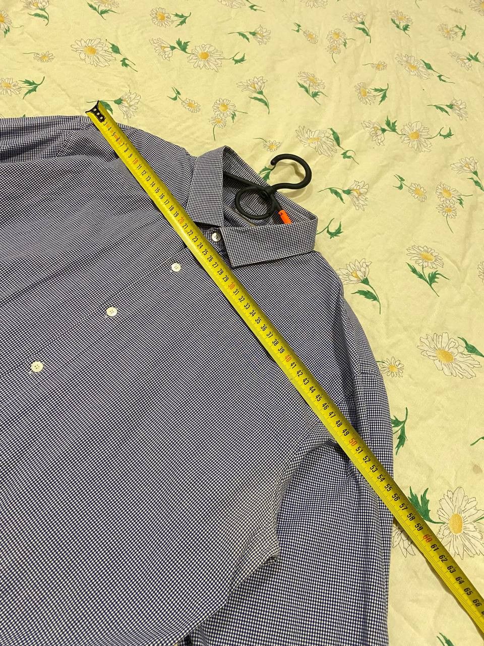 Burberry Burberry London Long Shirt Men's Medium Blue Check Plaid M Size US M / EU 48-50 / 2 - 10 Thumbnail