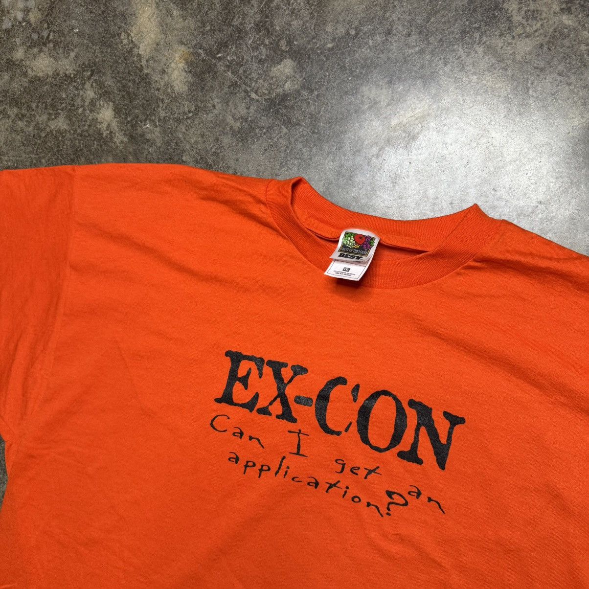 Vintage vintage ex con can i get a job baggy tshirt Size US XXL / EU 58 / 5 - 6 Thumbnail