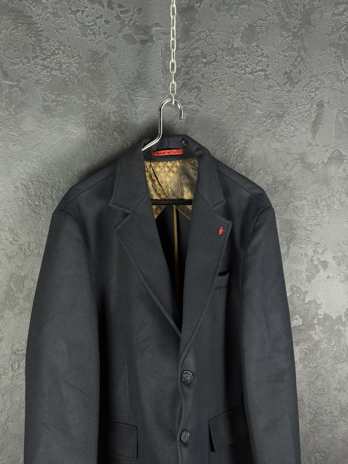 Other Linea Sartoriale Milano 85% Wool / 15% Cashmere Mens Coat Size US XL / EU 56 / 4 - 4 Thumbnail