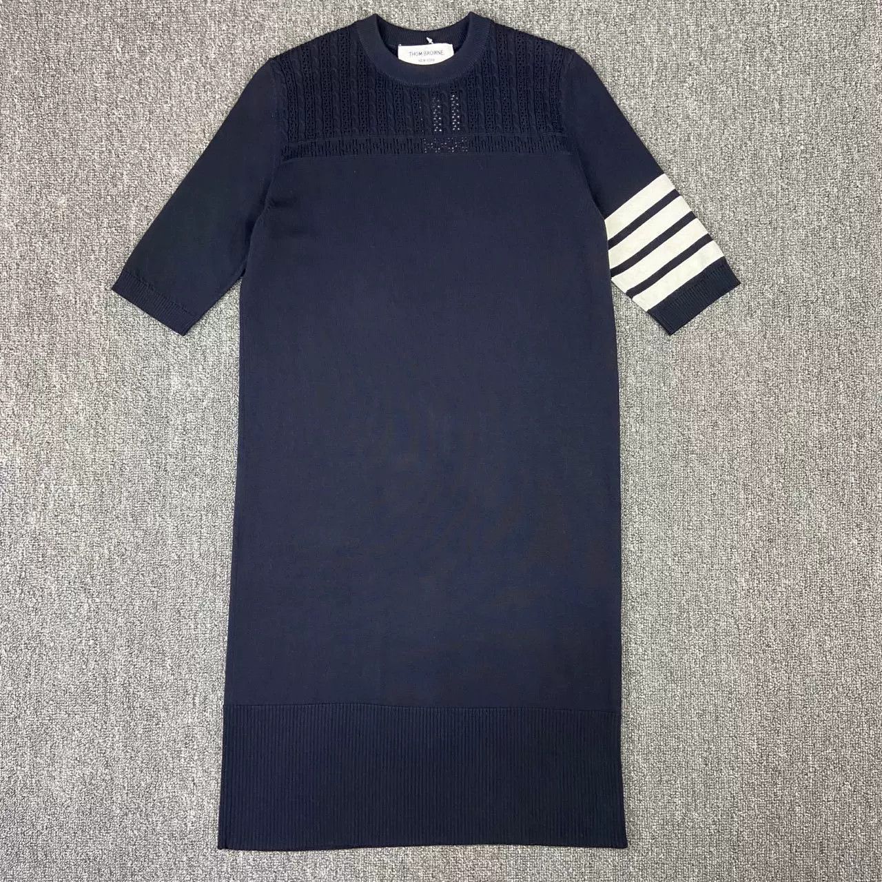 thombrowne striped dog series dress