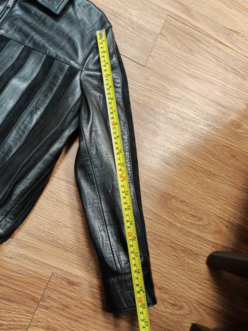 Saint Laurent Paris Saint Laurent Paris Suede Striped Jacket Size US S / EU 44-46 / 1 - 5 Thumbnail