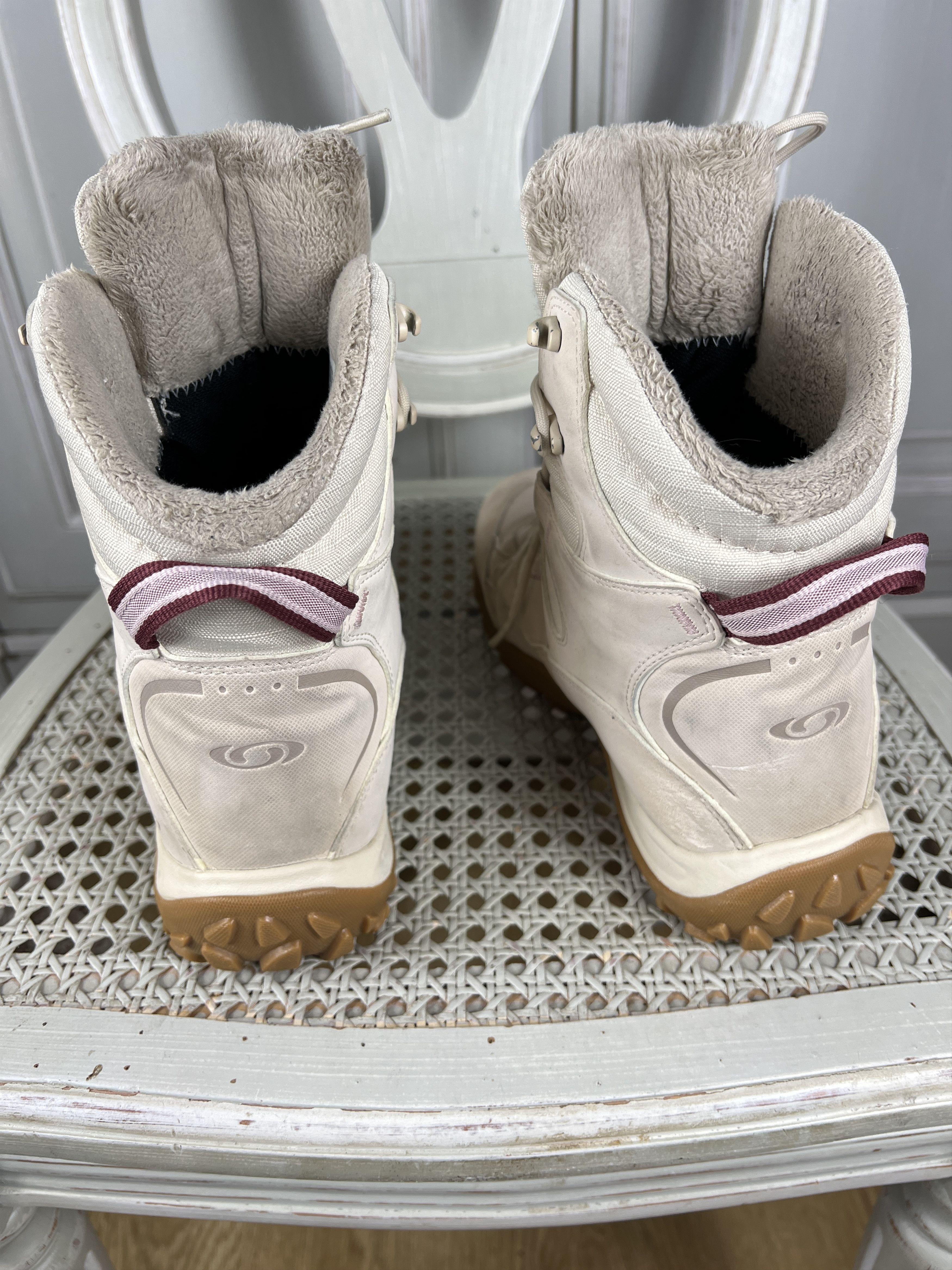 Oakley × Salomon VINTAGE SALOMON SNOW WINTER BOOTS BEIGE US7 Size US 7 / IT 37 - 4 Thumbnail