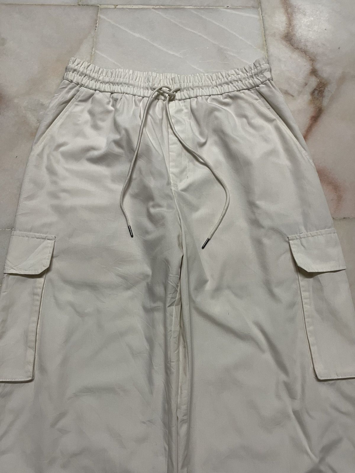 GU Yohji Yamamoto Ballon Baggy Parachute White By GU Size US 28 / EU 44 - 2 Thumbnail