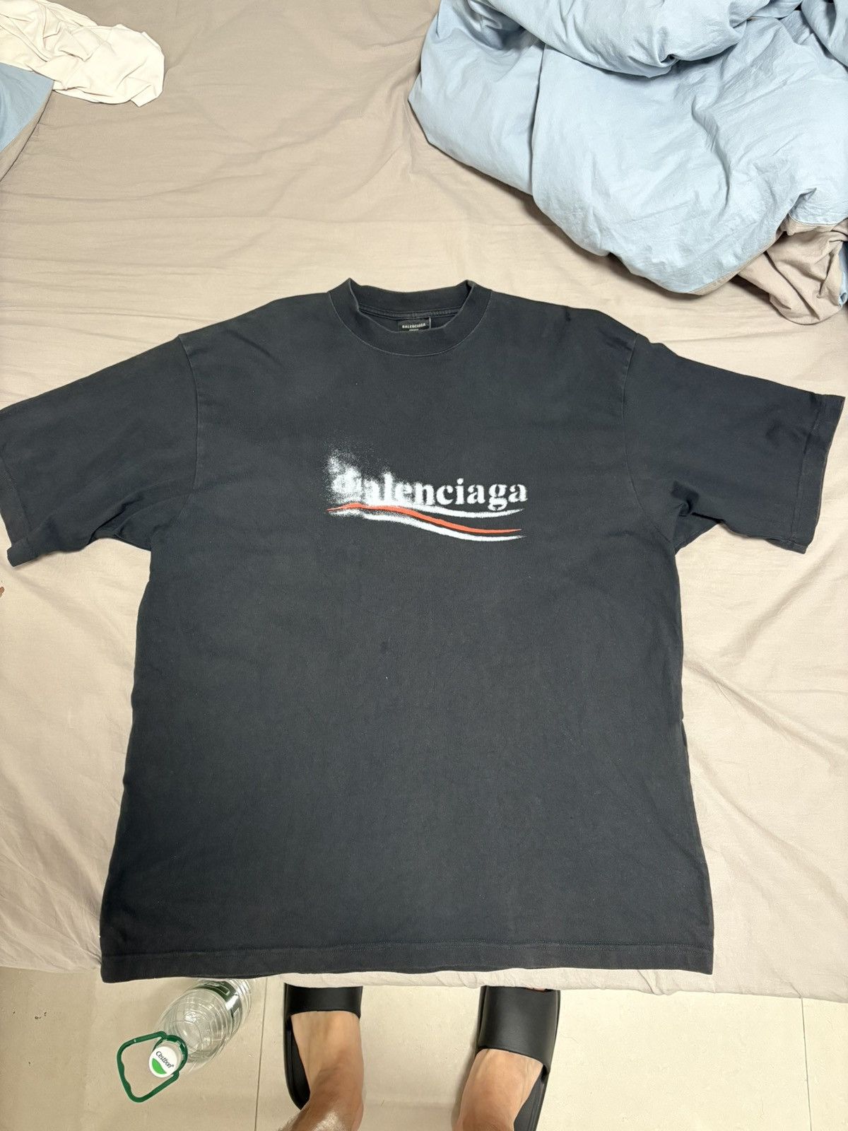 Balenciaga Motion Logo T-shirt Size US L / EU 52-54 / 3 - 1 Thumbnail