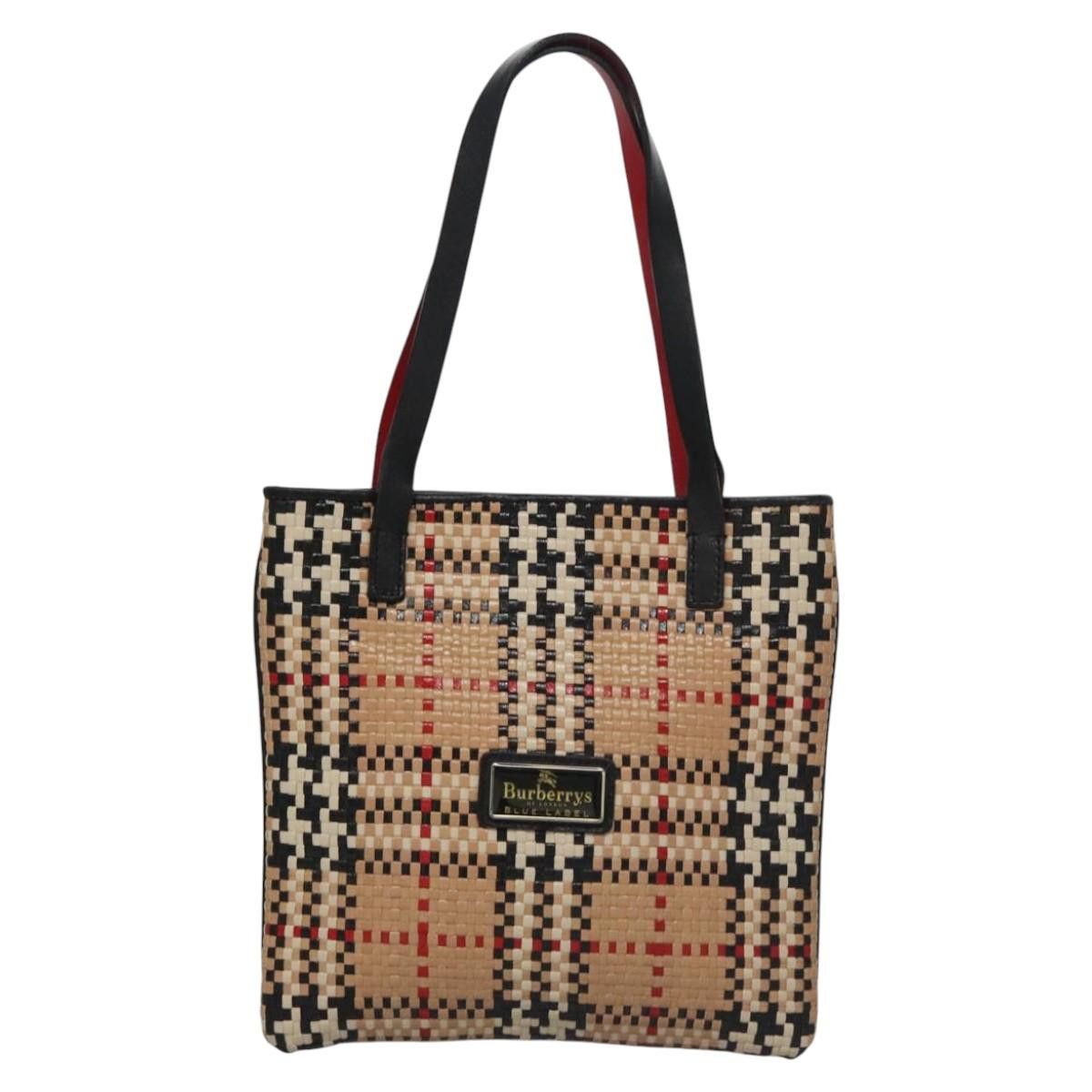 Burberry Black Label Beige Leather Handbag (Pre-Owned) Size ONE SIZE - 1 Thumbnail