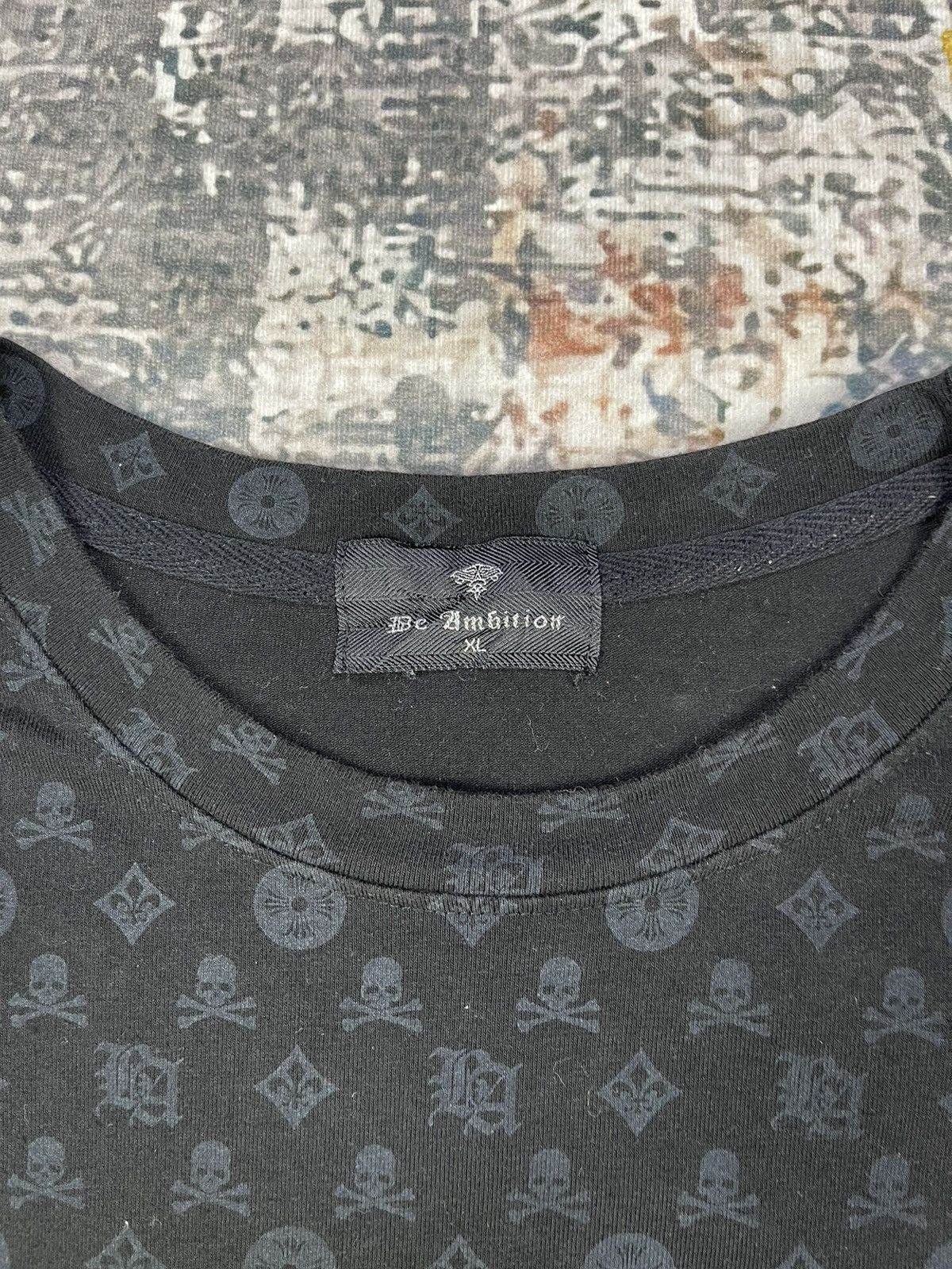 Beauty Beast Be Ambition Skull Full Printed All Over Back Hit Shirt Size US XL / EU 56 / 4 - 9 Thumbnail