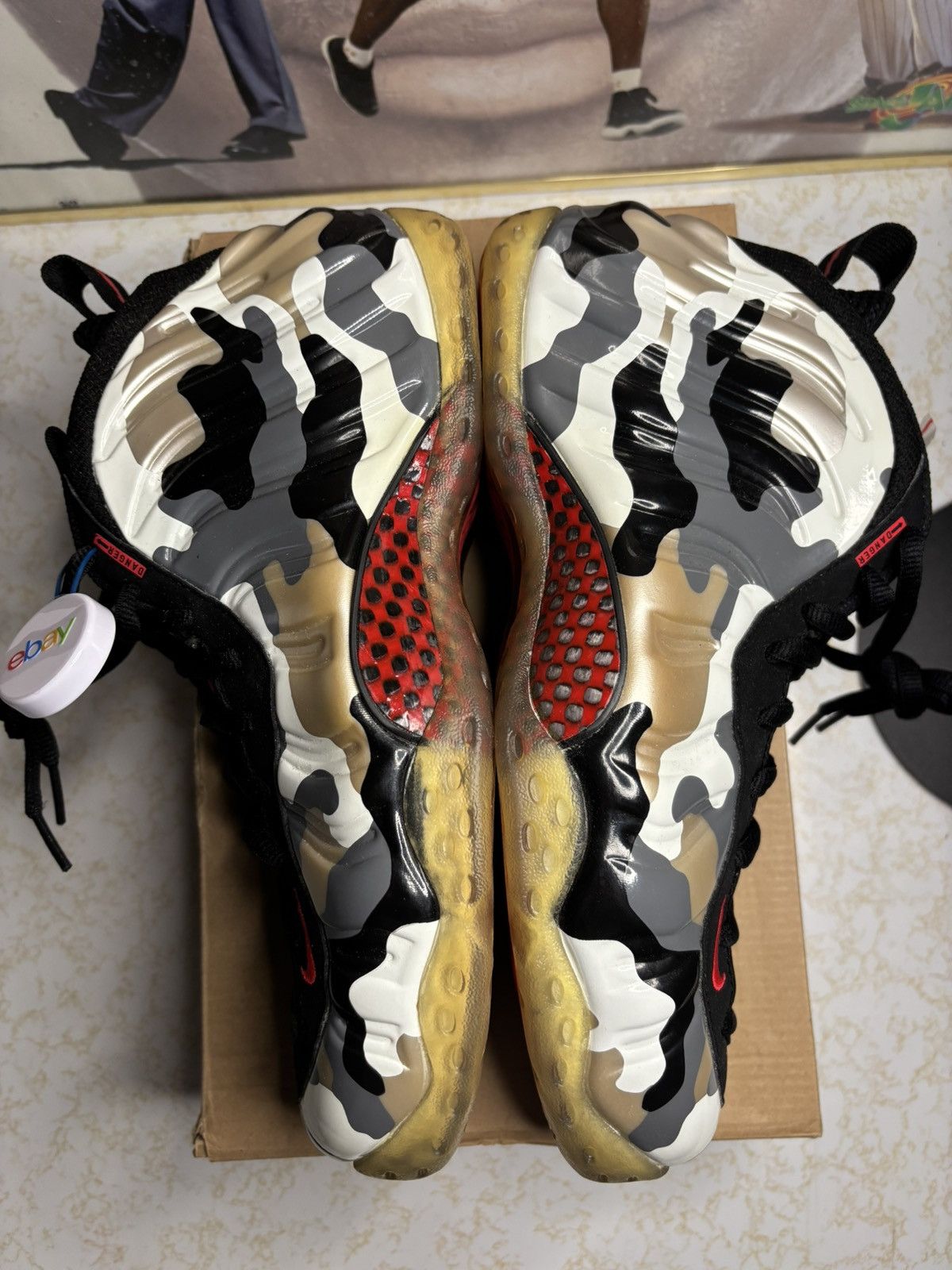 Jordan Brand Nike Foamposite ‘fighter jet’ Size US 9 / EU 42 - 4 Thumbnail