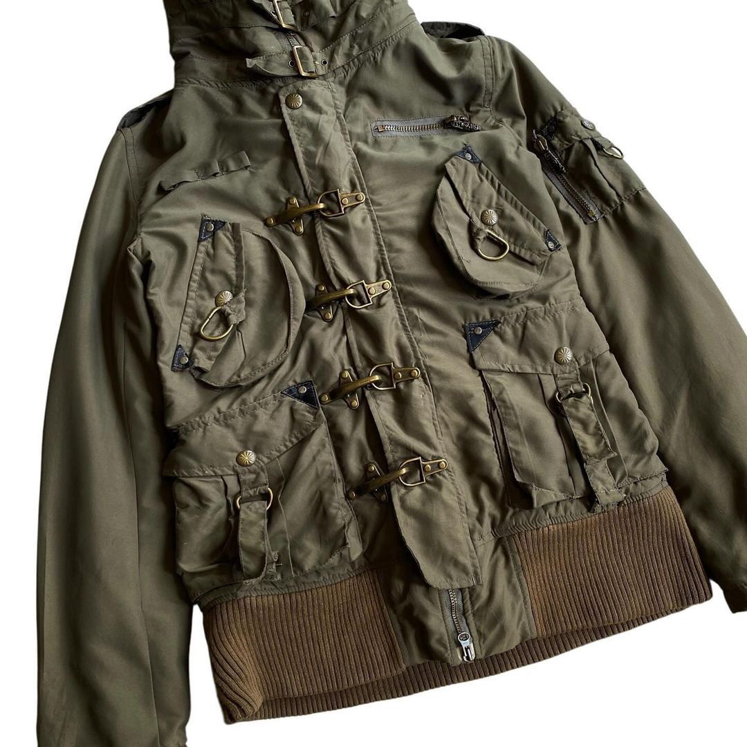 Japanese Brand Fakedelic inner sherpa multipocket hooded heavy jacket Size S / US 4 / IT 40 - 5 Thumbnail