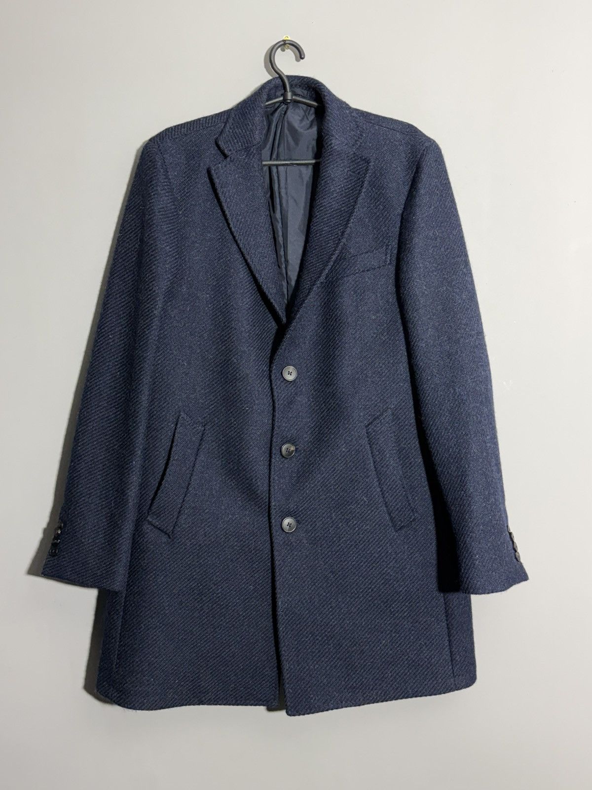 Pal Zileri Pal Zileri LAB Navy Blue wool down coat size 52 Size US L / EU 52-54 / 3 - 8 Thumbnail