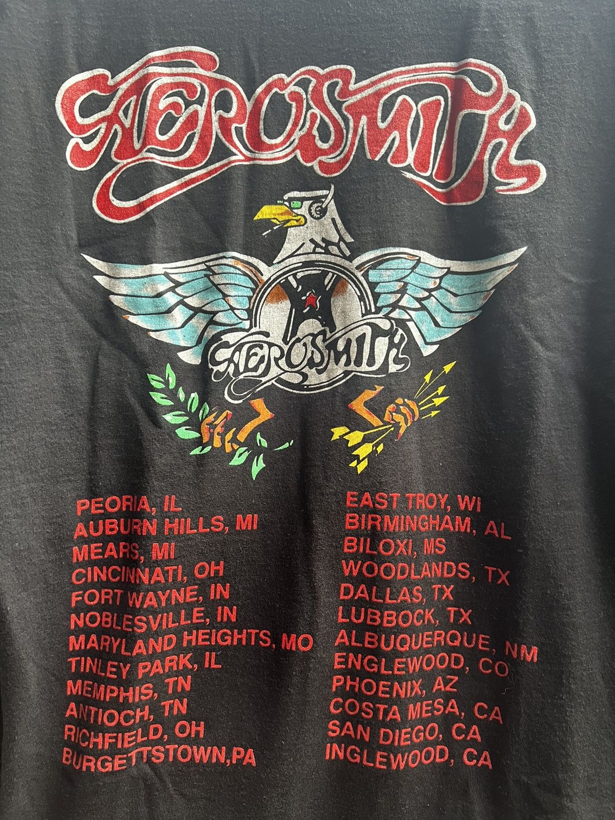 Vintage Aerosmith shirt 90s Size US M / EU 48-50 / 2 - 7 Thumbnail