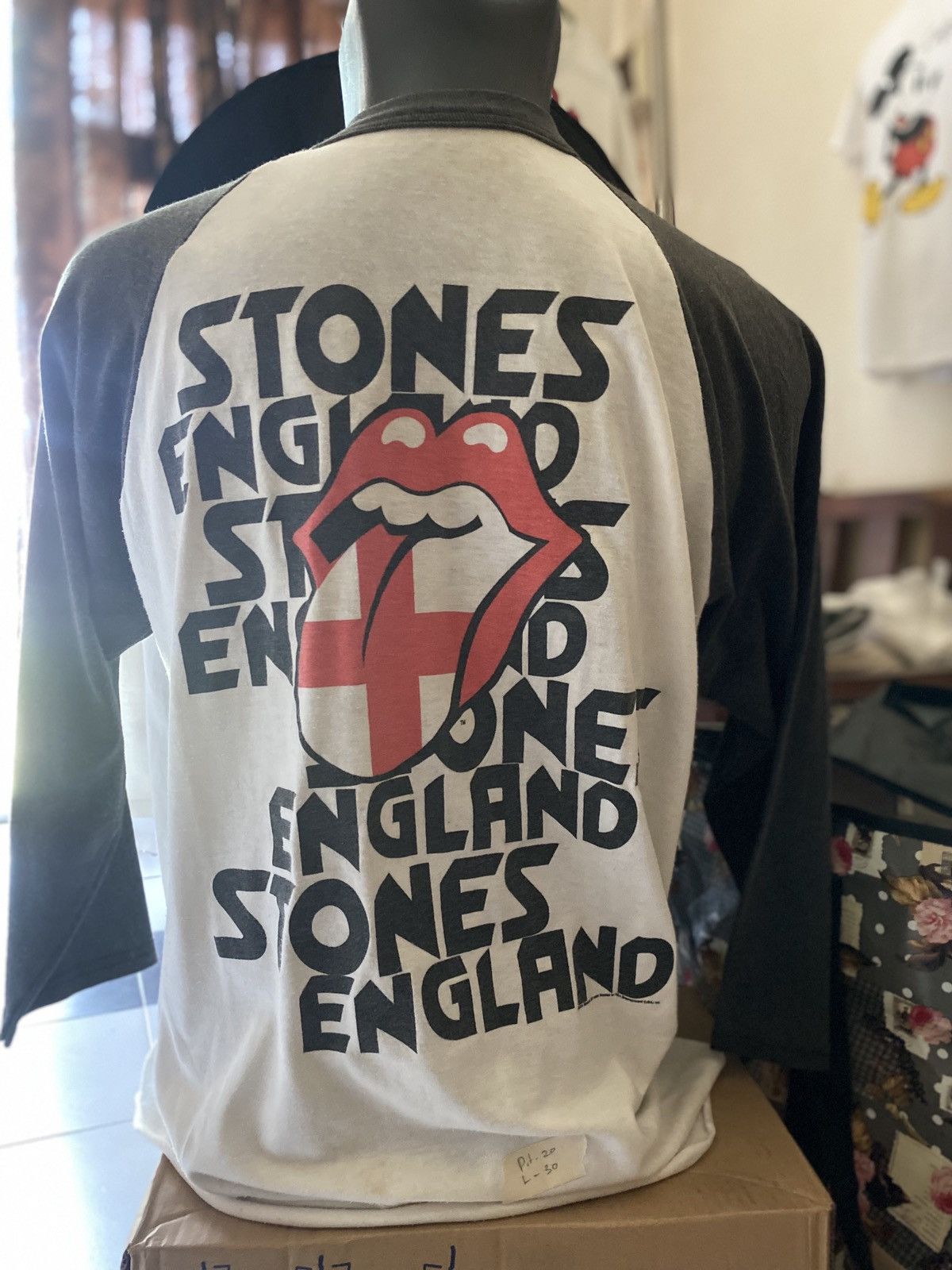 The Rolling Stones The Rolling Stone Vintage Y2k 3 Quarter England Size US L / EU 52-54 / 3 - 1 Thumbnail