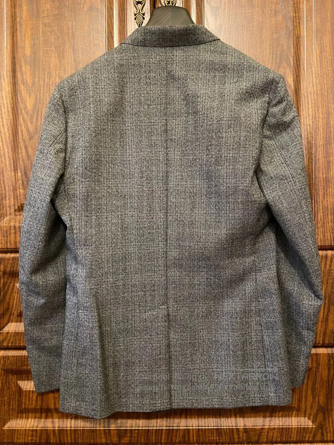Berluti Multi Plaid Button-Front Blazer. Size US M / EU 48-50 / 2 - 2 Thumbnail