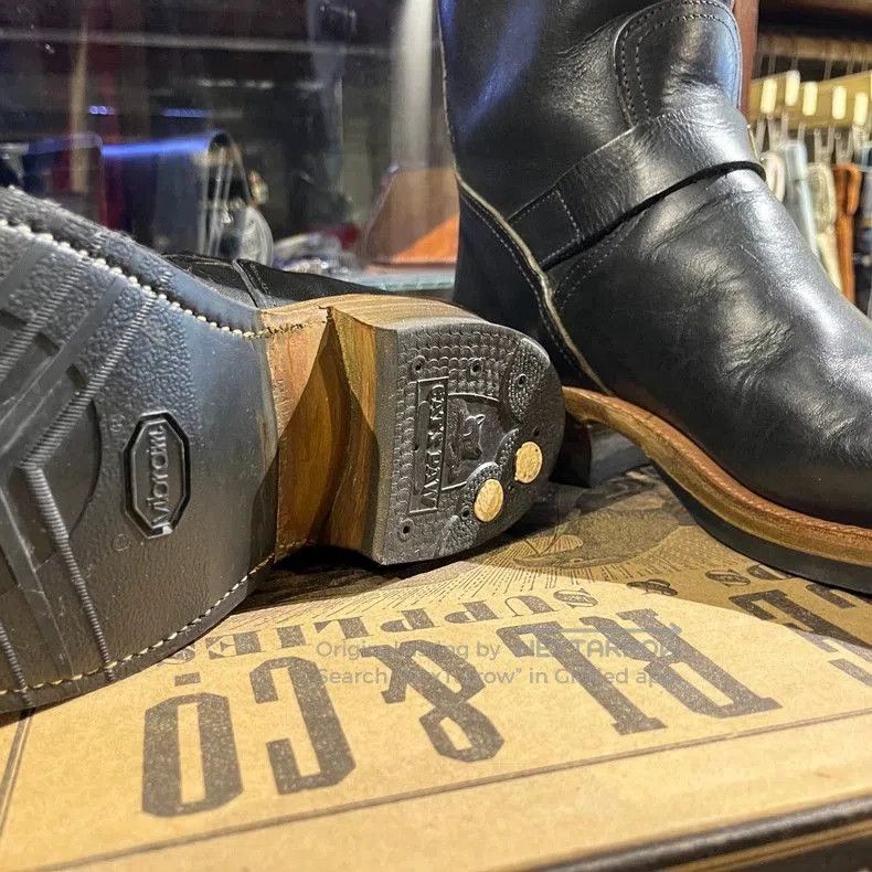 RRL Ralph Lauren RRL Engineer Boots 8.5D Black. Size US 8.5 / EU 41-42 - 8 Thumbnail