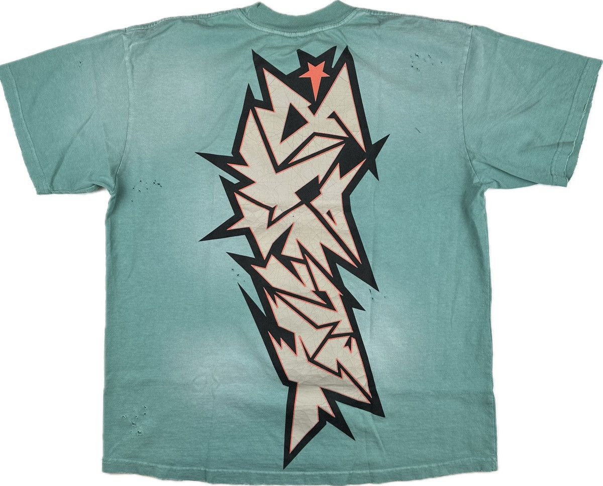 HELLSTAR Hellstar Sample Cracked Print T-shirt Size US L / EU 52-54 / 3 - 3 Thumbnail