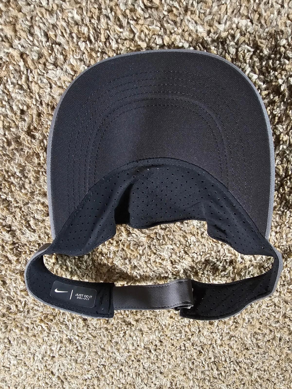 Nike Nike Just Do It Dri-Fit Adjustable Visor - Gray Size ONE SIZE - 5 Thumbnail