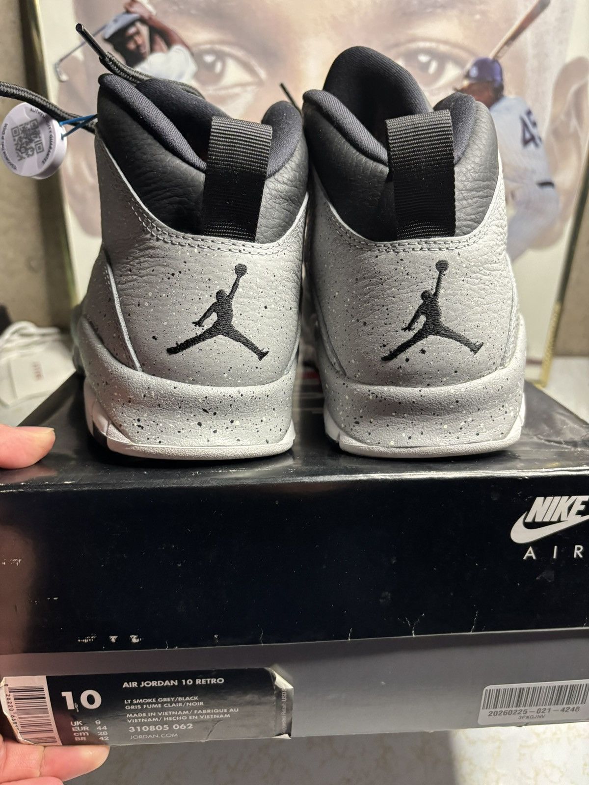 Jordan Brand Air Jordan 10 Retro grey Size US 10 / EU 43 - 7 Thumbnail