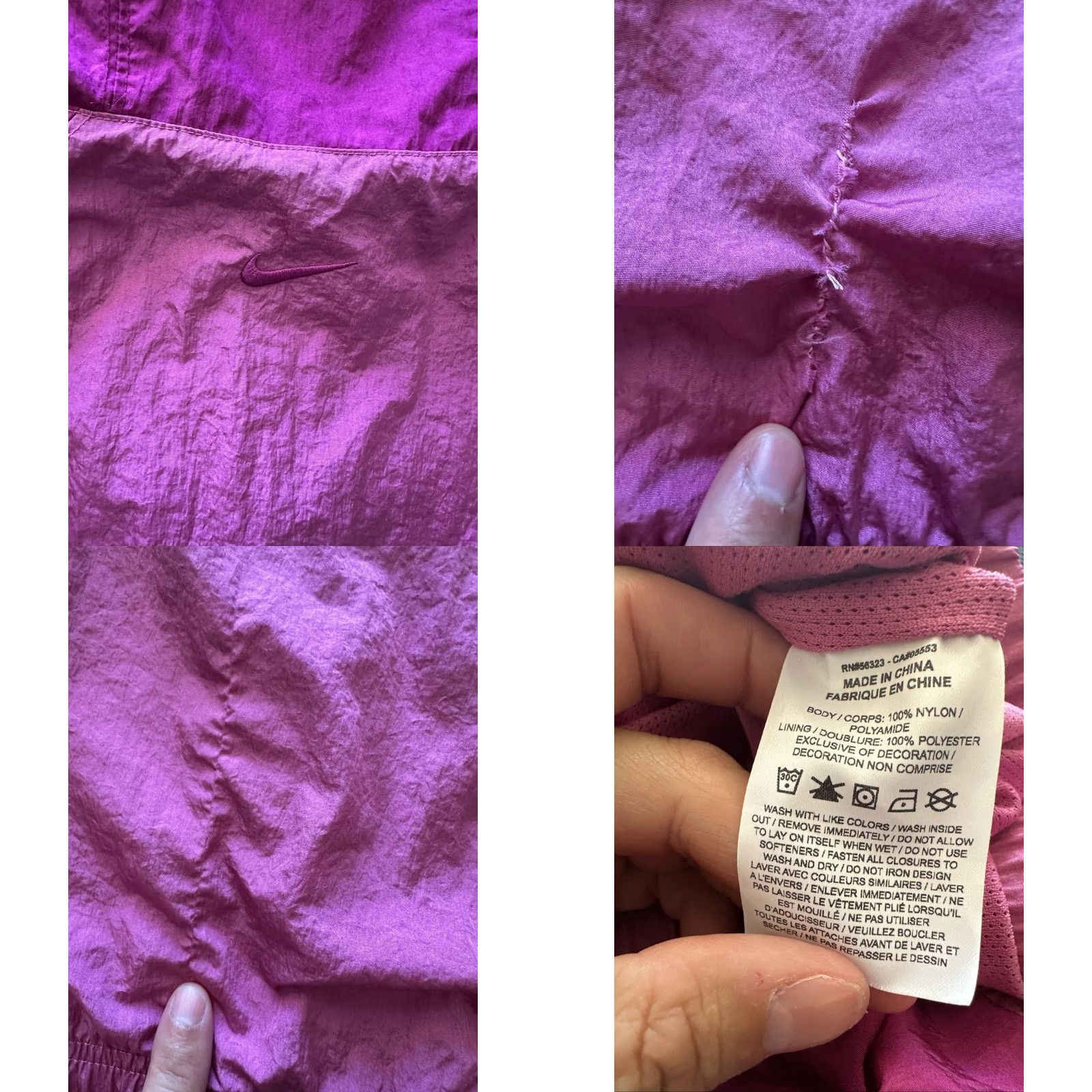 Nike Nike Men’s Large Jacket COATS & JACKETS Nylon Pink CU3885-617 SWOOSH Anorak Fuchsia Cosmic Size US L / EU 52-54 / 3 - 8 Thumbnail