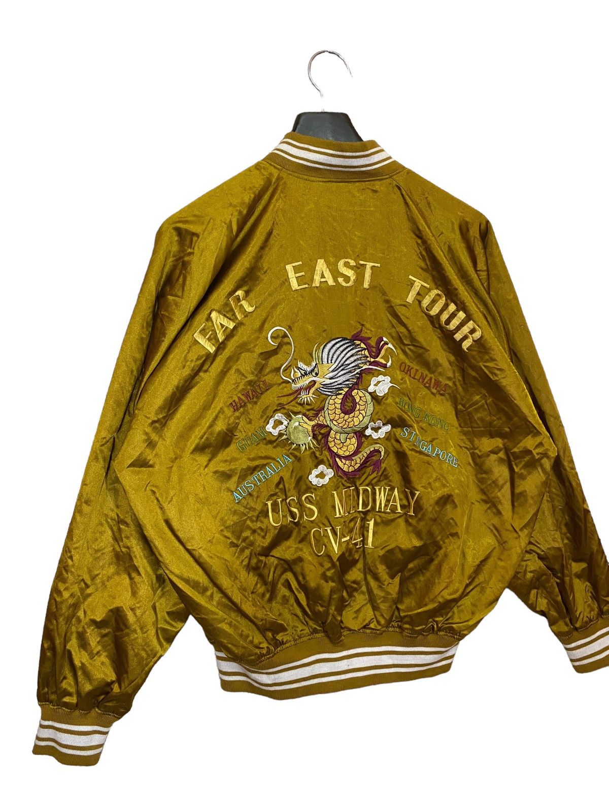 Japanese Brand × Traditional Weatherwear Sukajan jacket dragon emboidery big logo very rare Size US XL / EU 56 / 4 - 6 Thumbnail