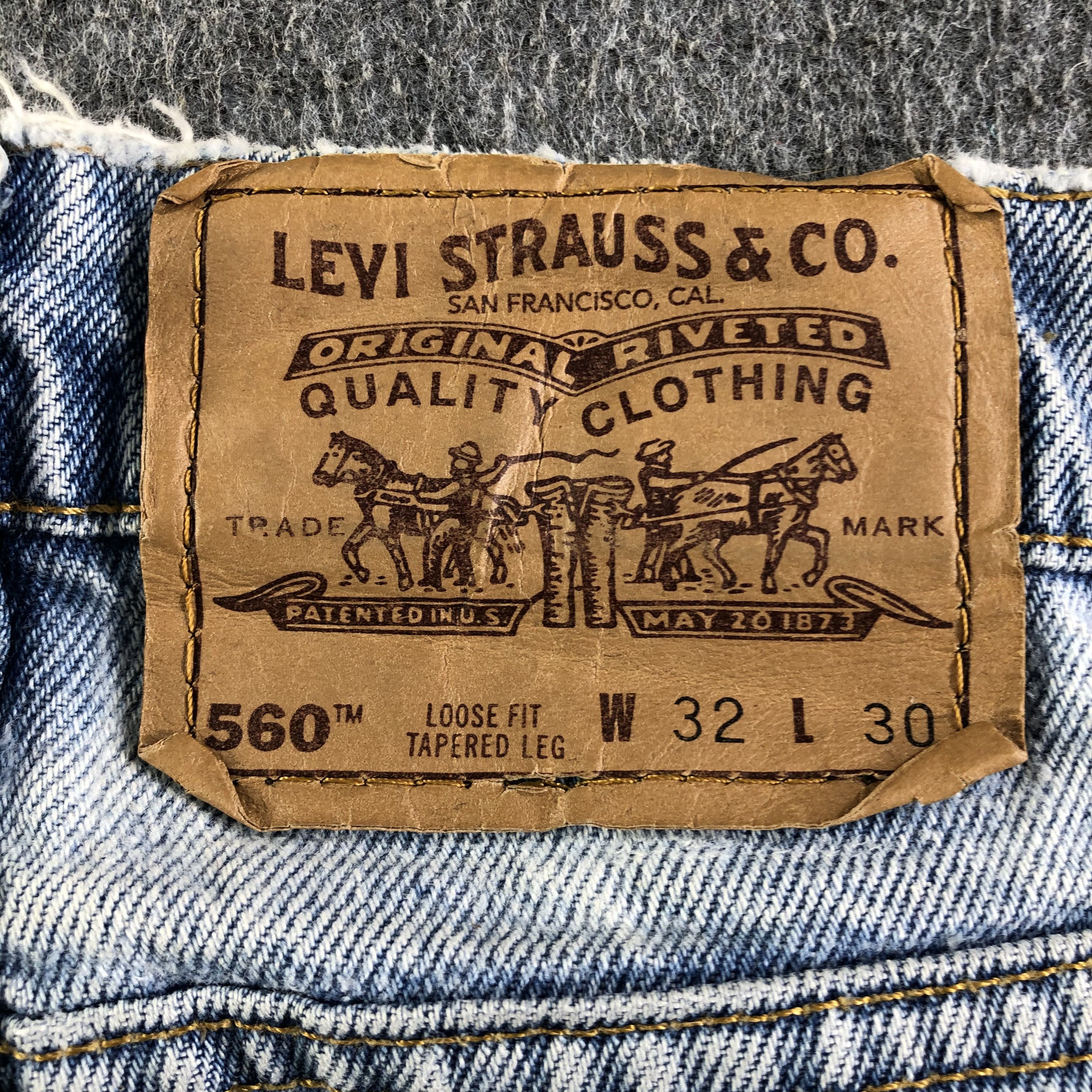 Levi's Vintage Light Wash Levis 560 Jeans-J4441 Size US 32 / EU 48 - 5 Thumbnail