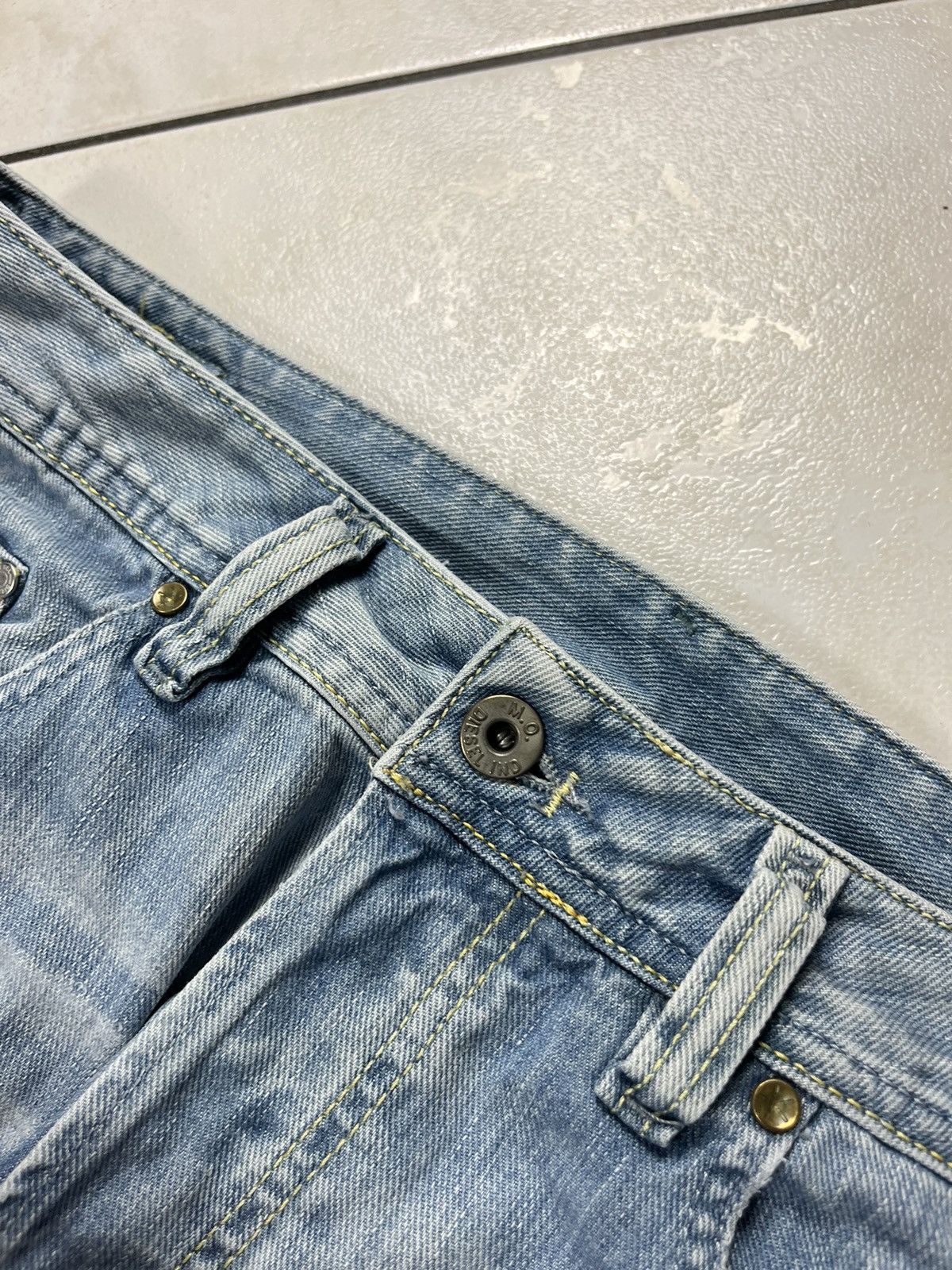 Diesel × Vintage Vintage y2k diesel Rolan baggy wide jeans denim pants washed Size US 34 / EU 50 - 11 Thumbnail