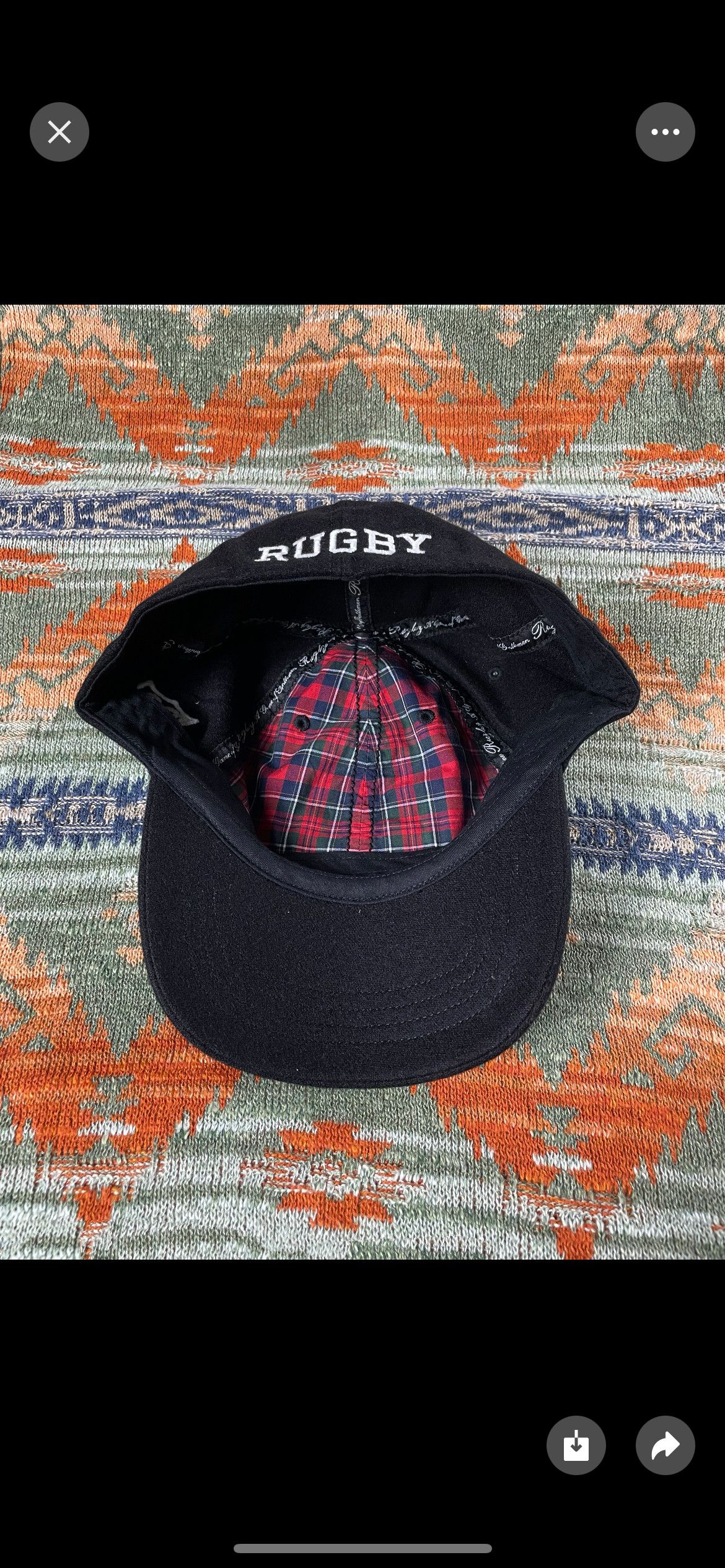 Rugby Ralph Lauren Ralph Lauren Rugby Wool Rare Baseball Hat Cap Size ONE SIZE - 6 Thumbnail