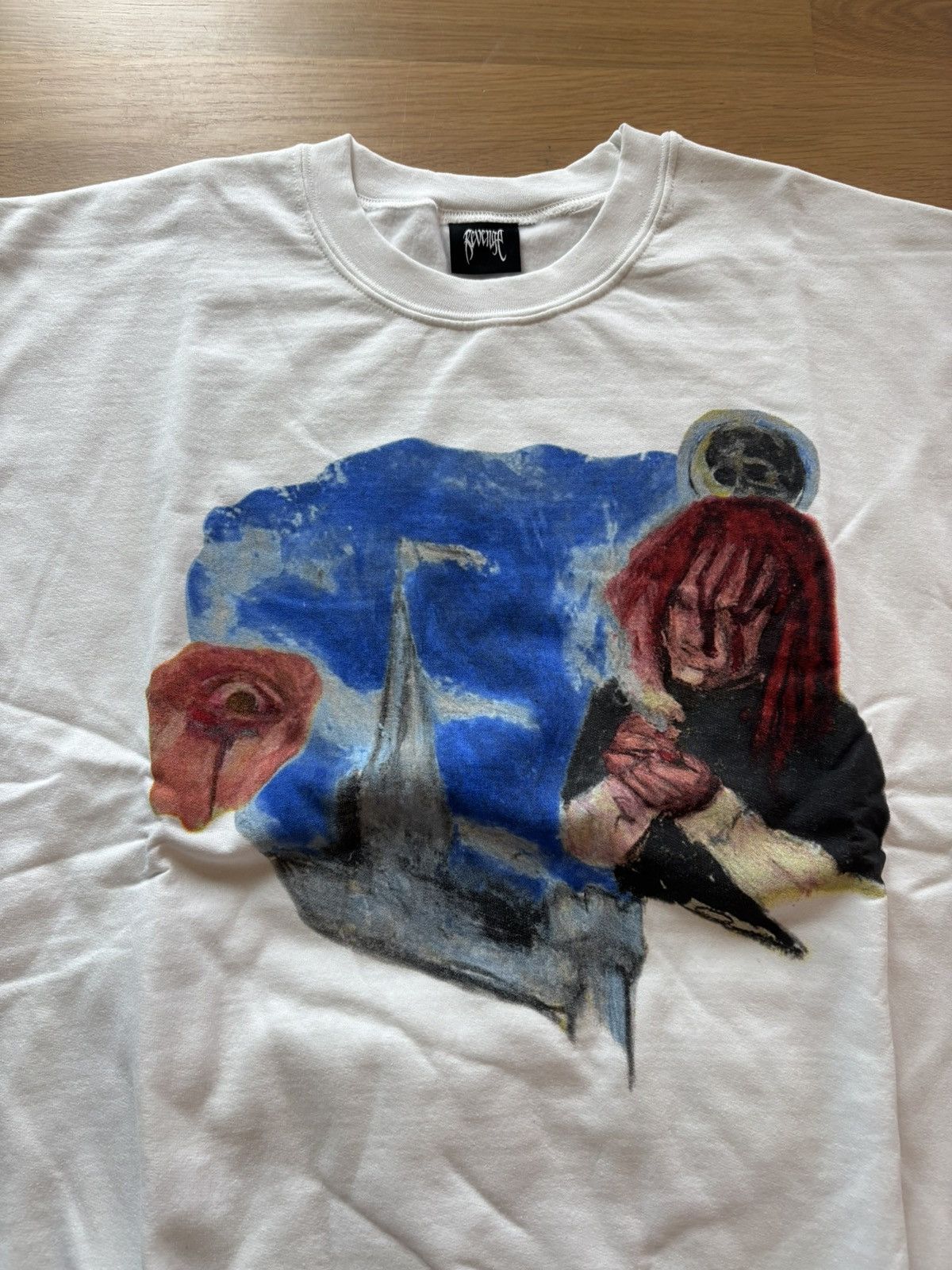 Revenge Revenge Crayon Trippie Redd Crewneck Sweatshirt Size US XXL / EU 58 / 5 - 5 Thumbnail