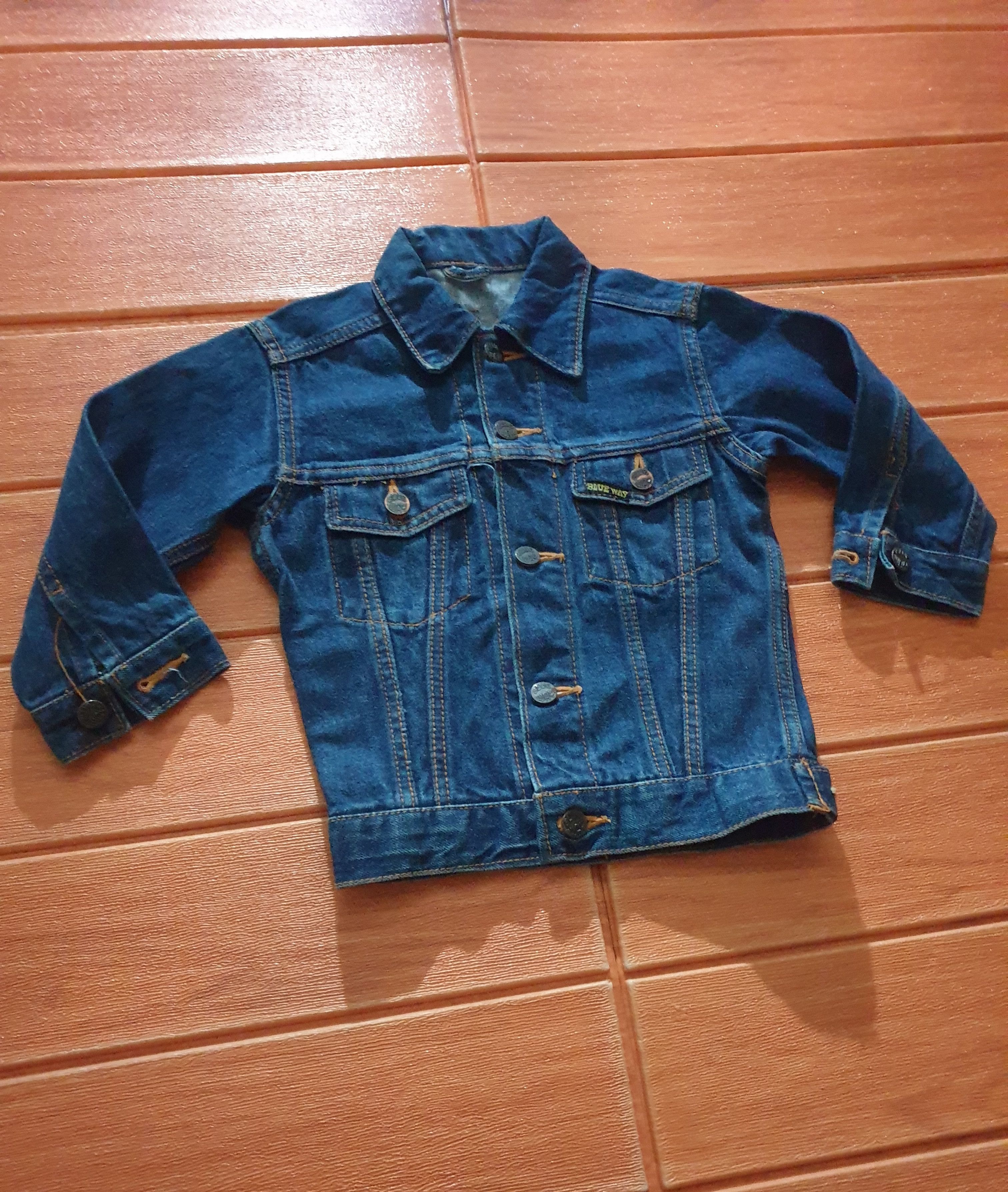 Japanese Brand 💥Vintage blue way selvedge jacket Size US XXS / EU 40 - 2 Thumbnail