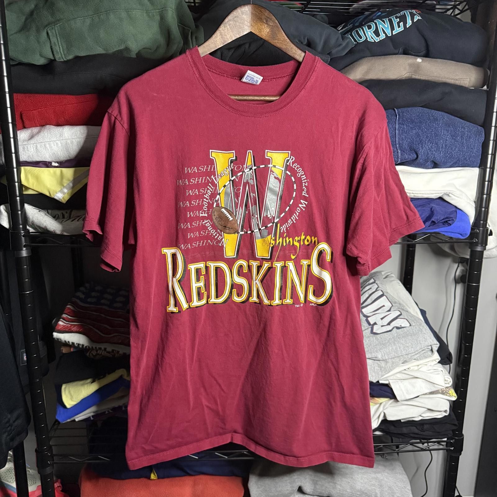 Russell Athletic Vintage 1991 Washington Redskins T-Shirt Size US XL / EU 56 / 4 - 1 Thumbnail