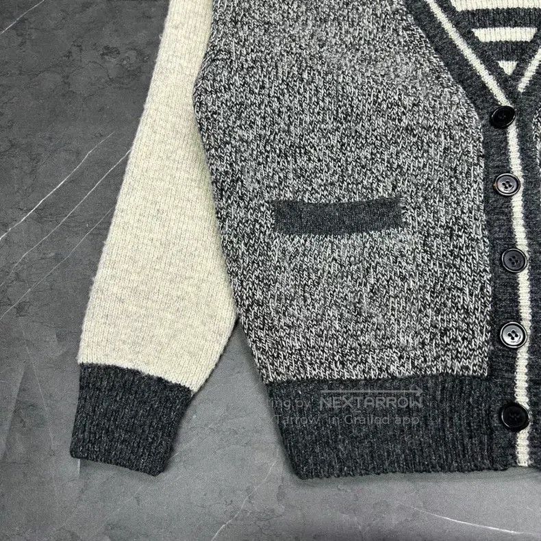 Saint Laurent Paris Wool Knit Cardigan
