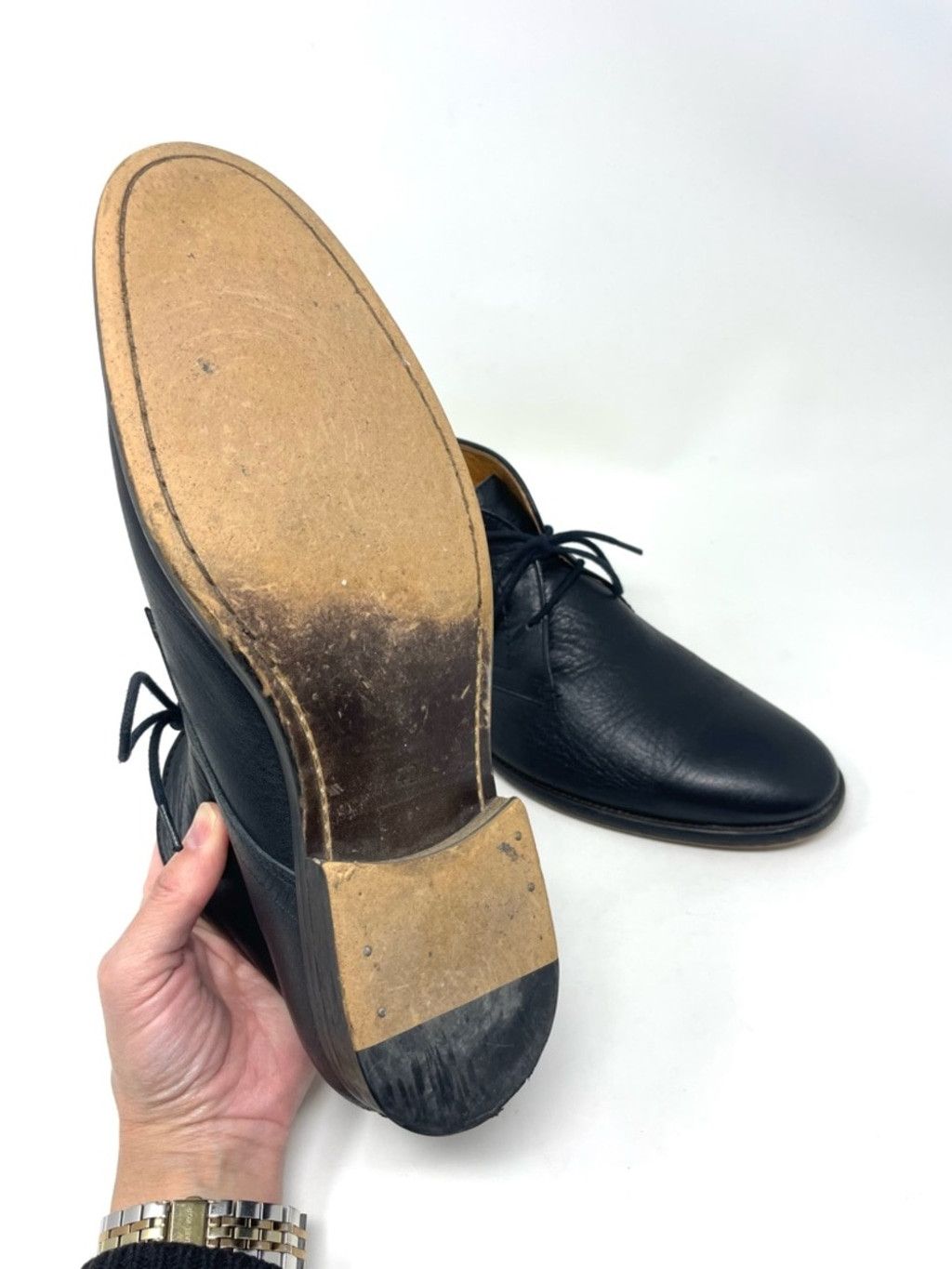 gravitypope Gravitypope Black Leather Chukka Dress Boots Size 42 Size US 9 / EU 42 - 7 Thumbnail