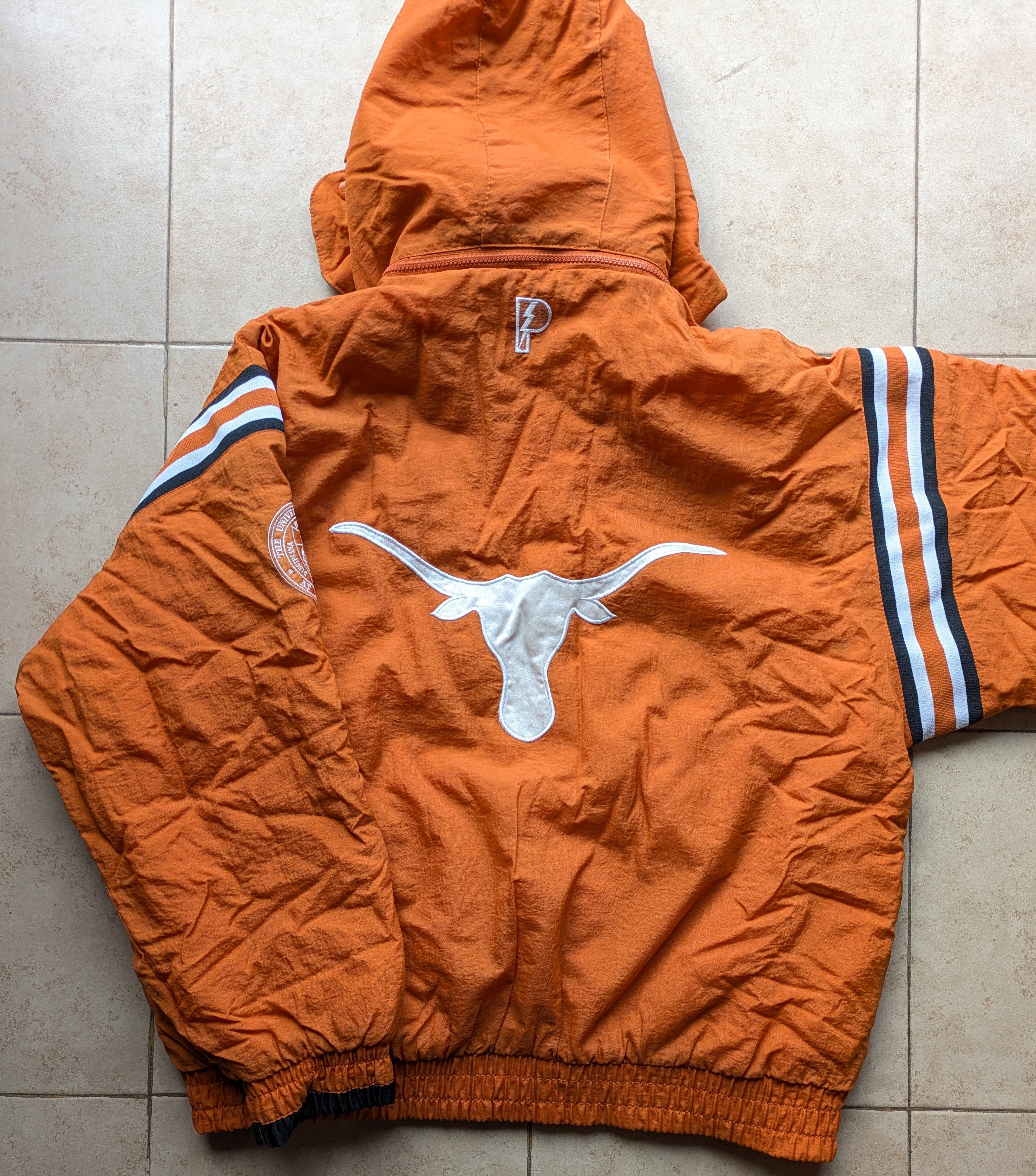 Starter Texas Longhorns 90s puffer XL burnt orange NCAA vtg Size US XL / EU 56 / 4 - 3 Thumbnail
